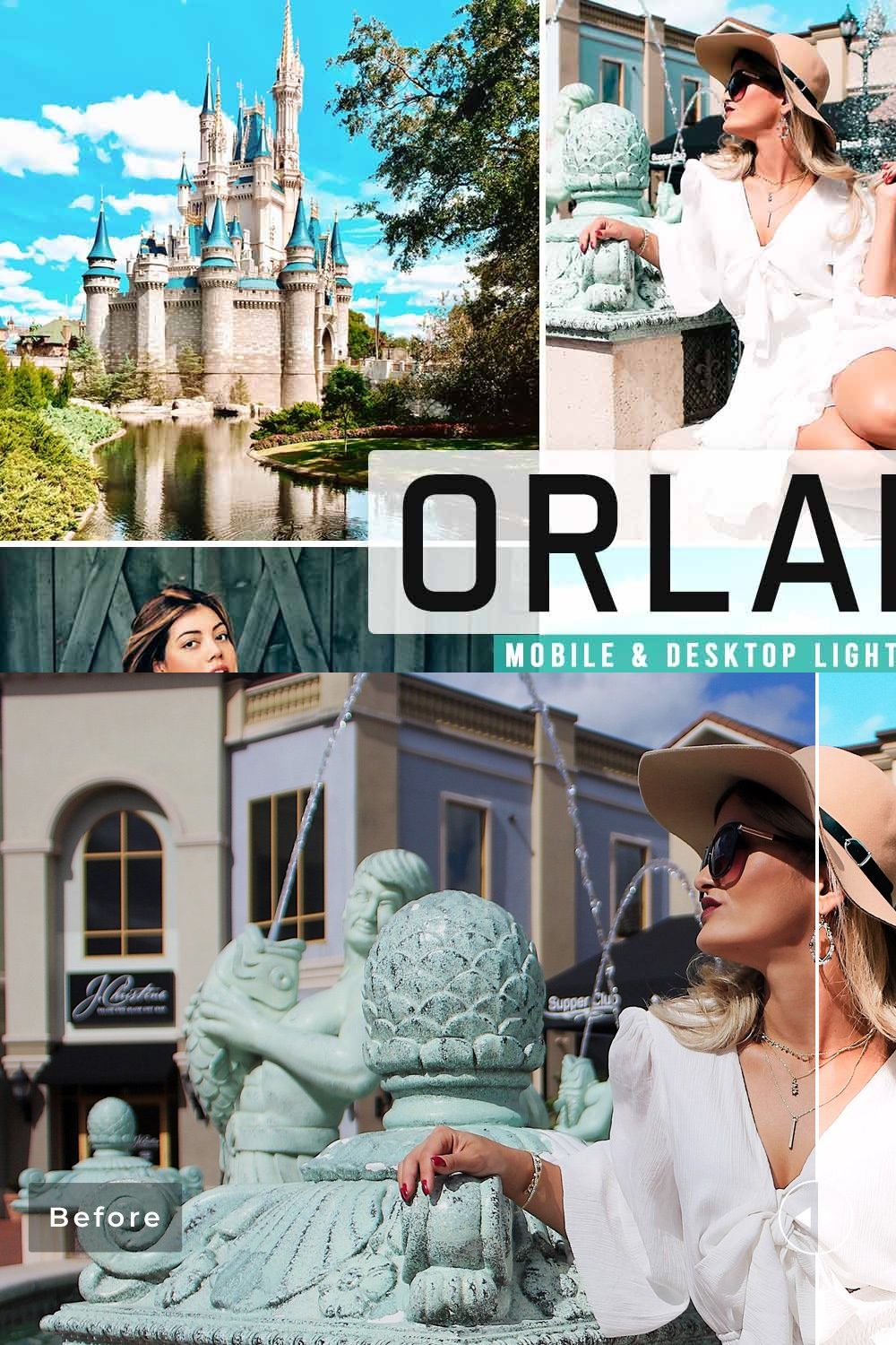 Orlando Pro Lightroom Presets pinterest preview image.