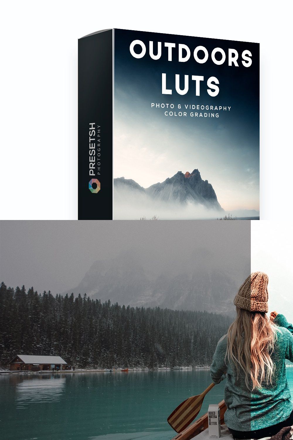 Outdoors LUTs for Color Grading pinterest preview image.