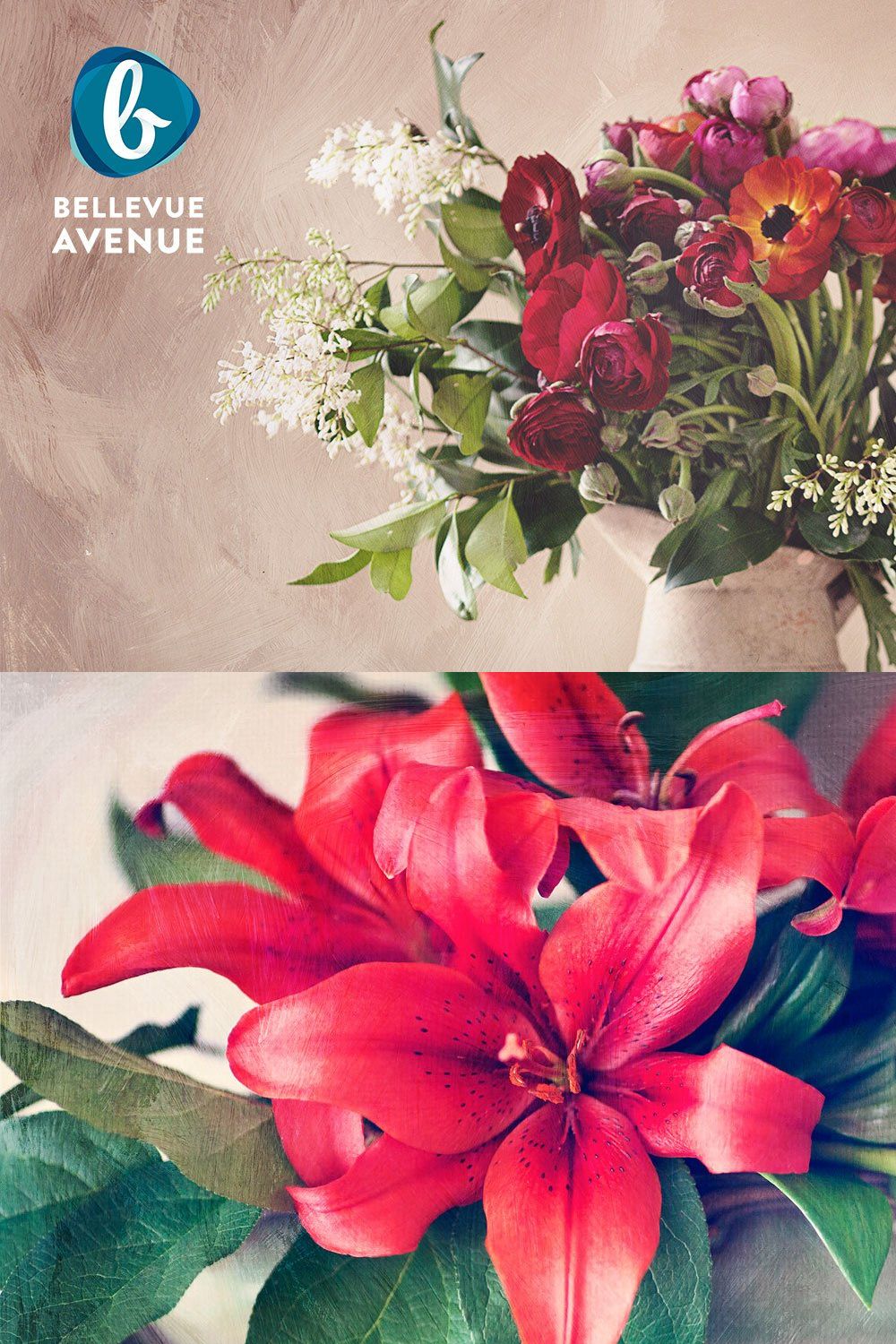 Painterly Overlays (Real) pinterest preview image.