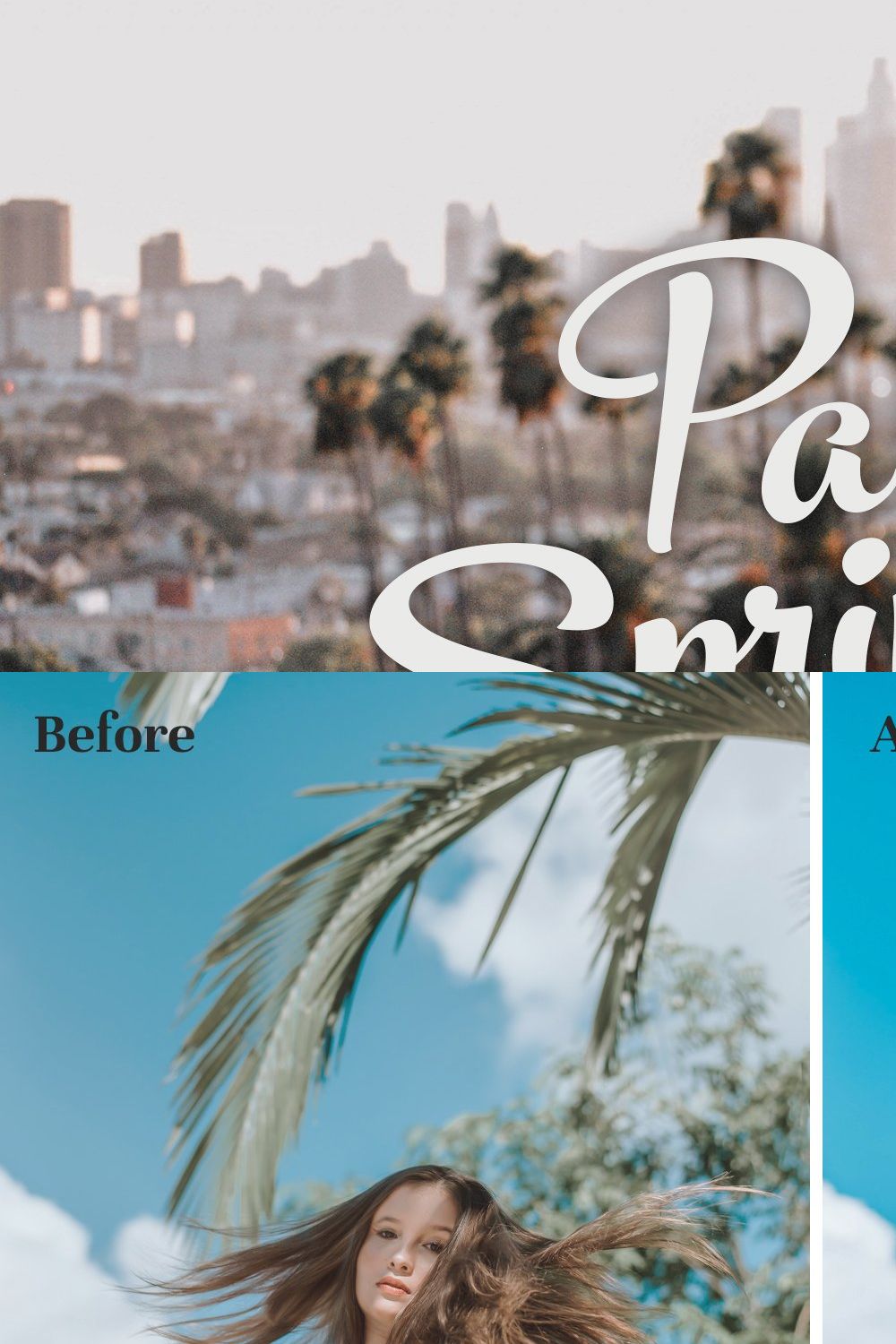 Palm Springs - Lightroom Presets pinterest preview image.