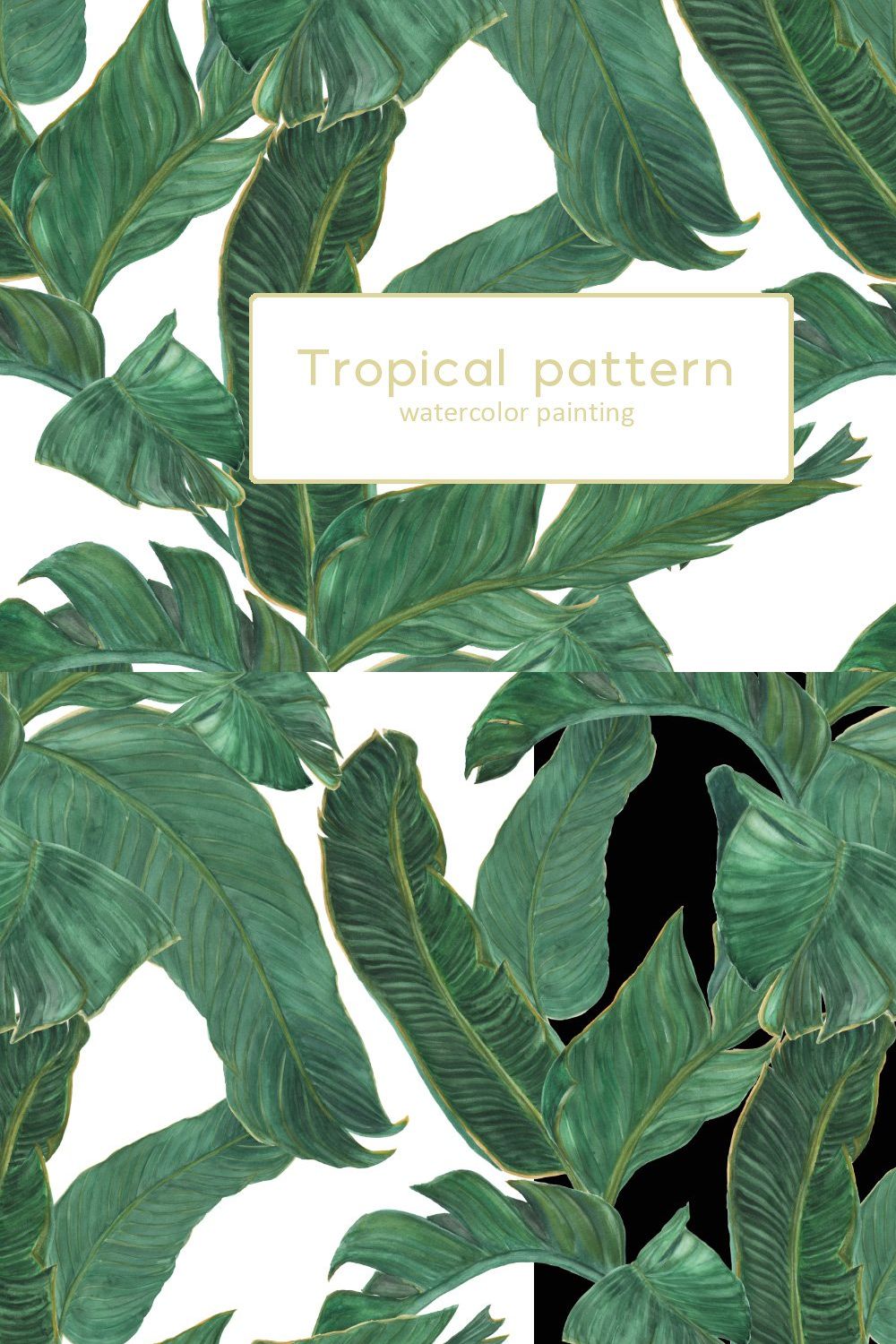 Palm tree leaves patterns pinterest preview image.