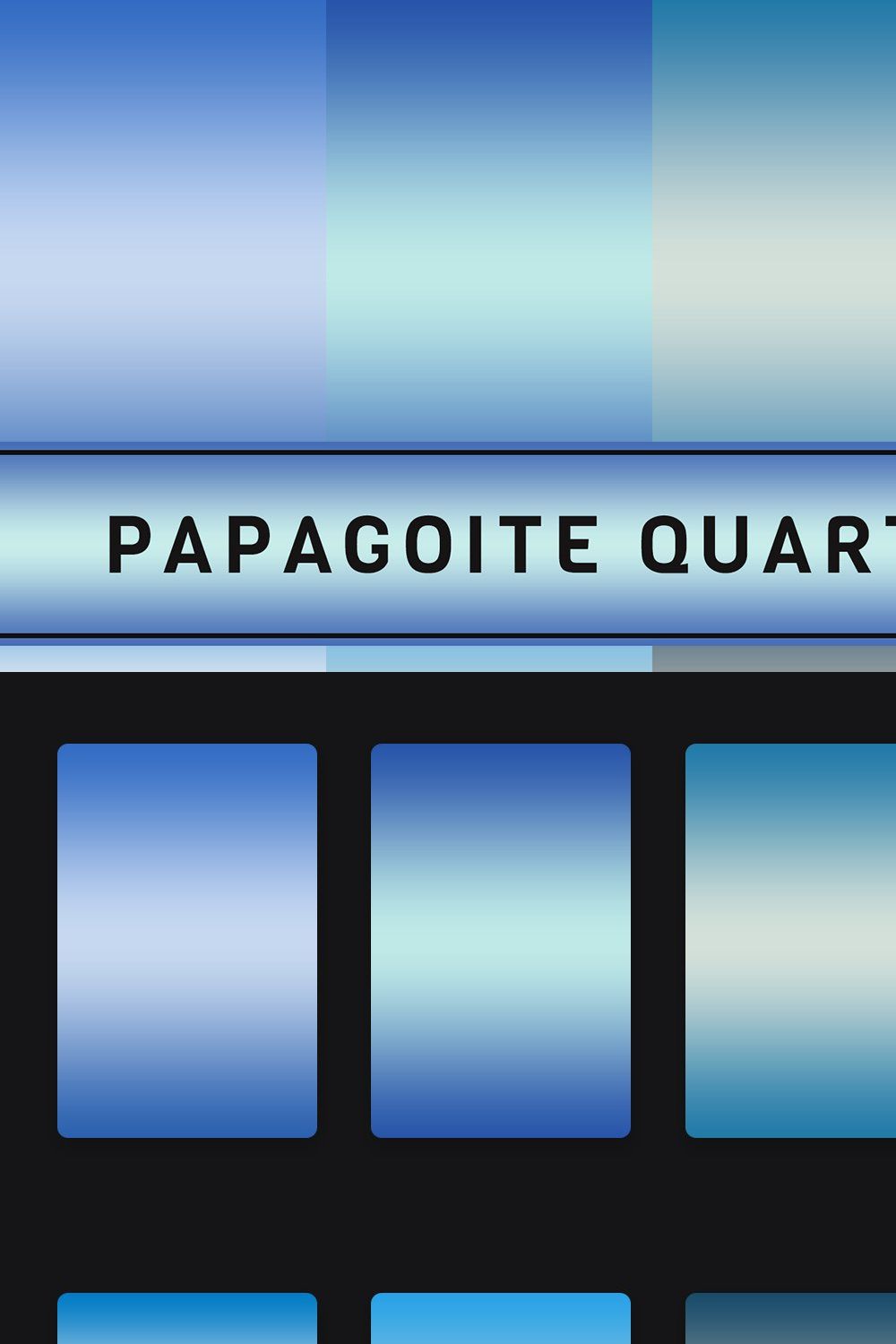 Papagoite Quartz Gradients pinterest preview image.