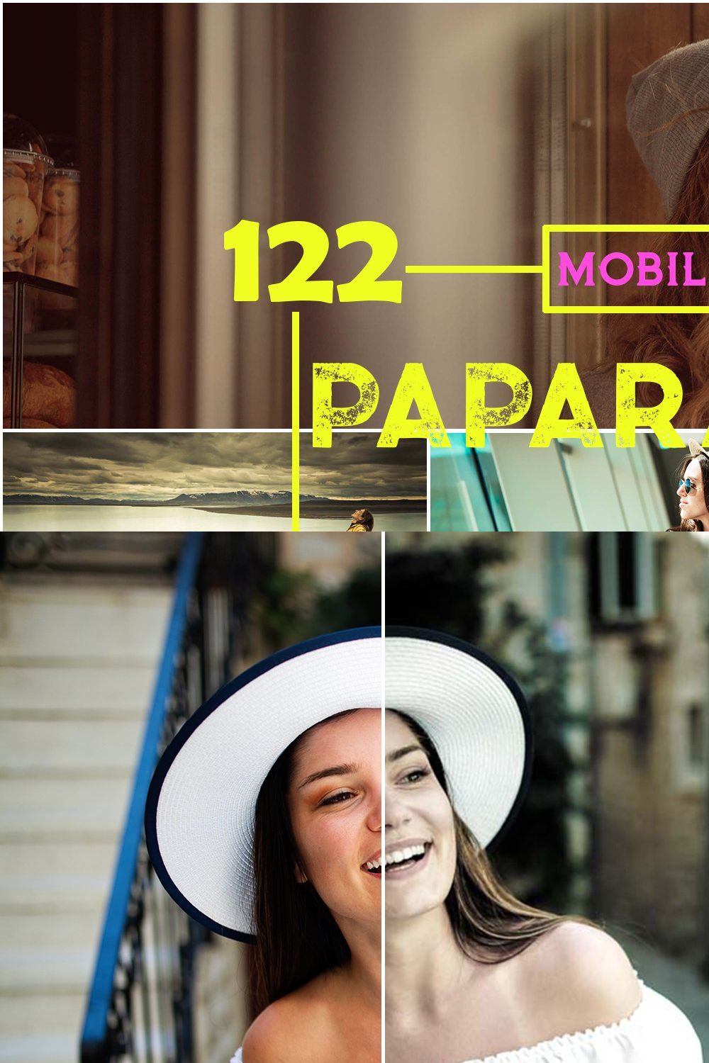 PAPARAZZI MOBILE LIGHTROOM PRESETS pinterest preview image.