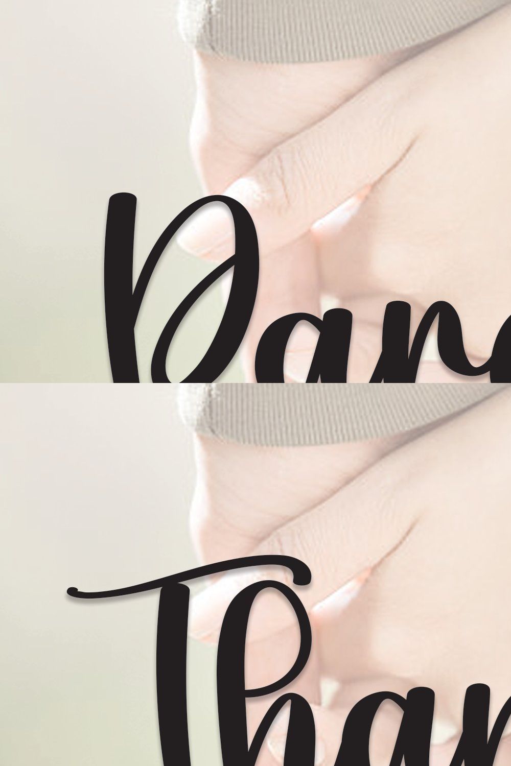 Parent | Script Font pinterest preview image.