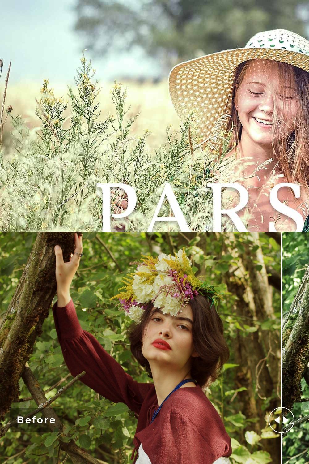 Parsley Pro Lightroom Presets pinterest preview image.