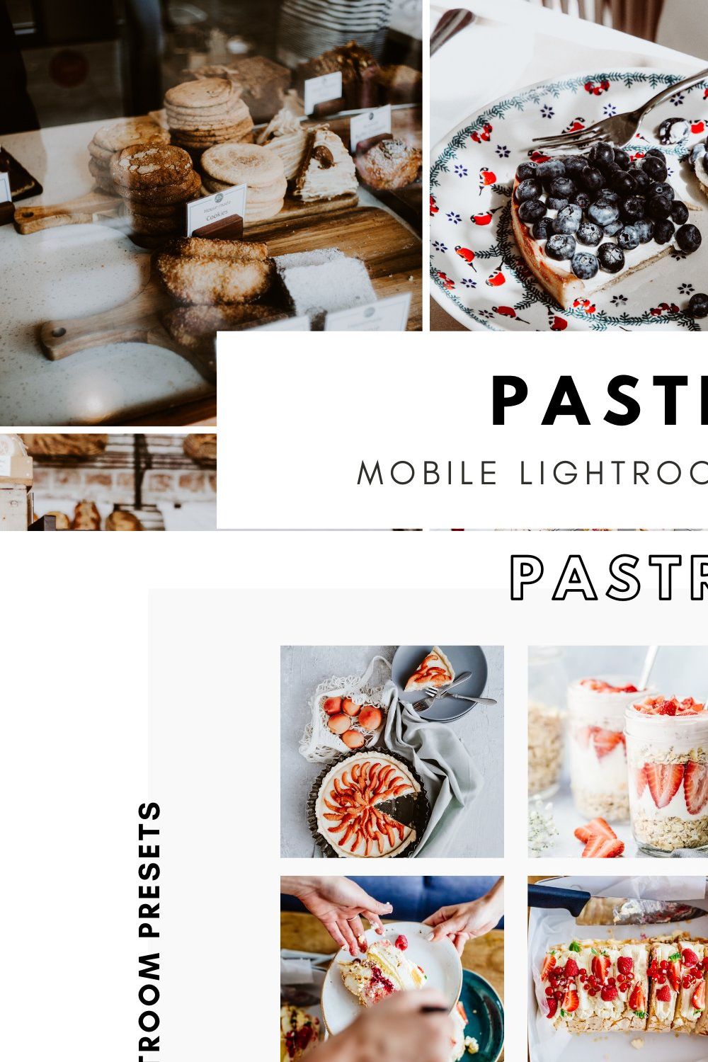 Pastry Mobile Lightroom Presets pinterest preview image.