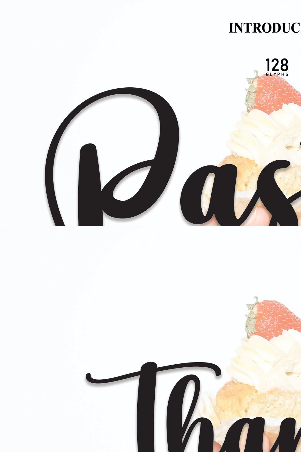 Pastry | Script Font pinterest preview image.