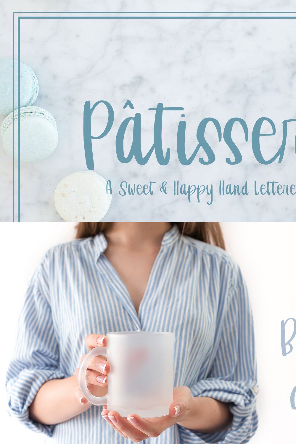 Patisserie Script pinterest preview image.