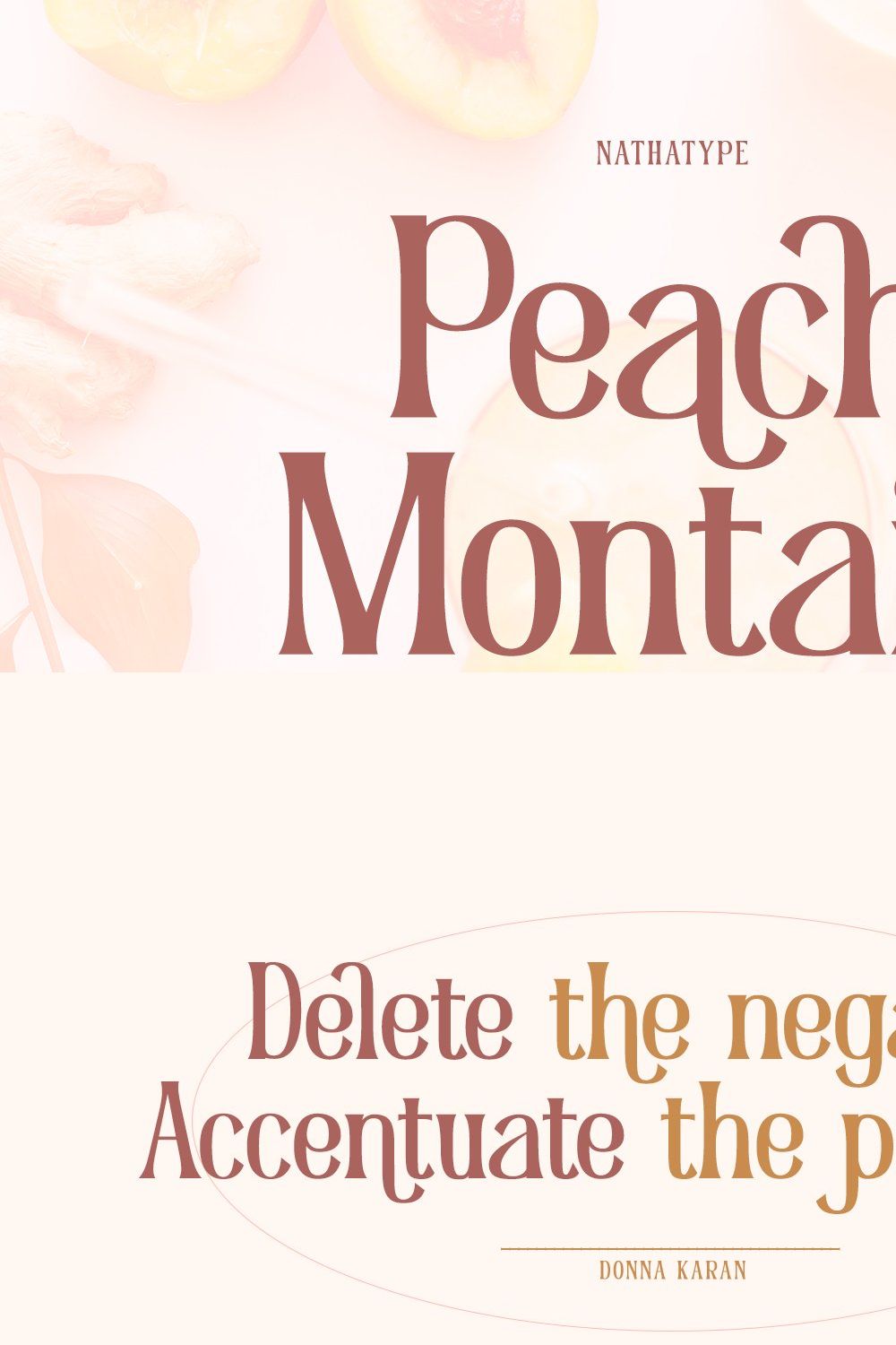Peach Montain pinterest preview image.