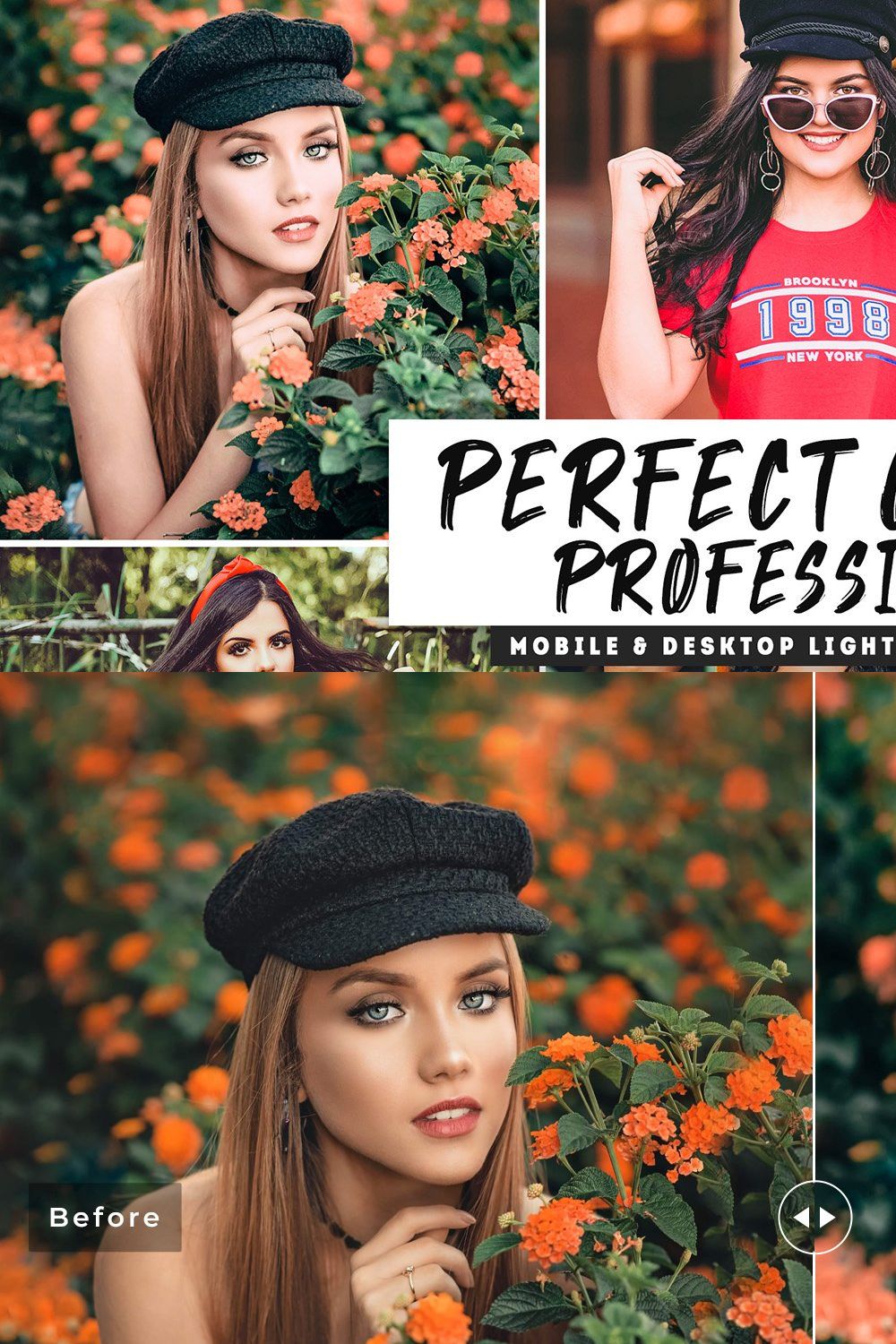 Perfect Colors Pro Lightroom Presets pinterest preview image.