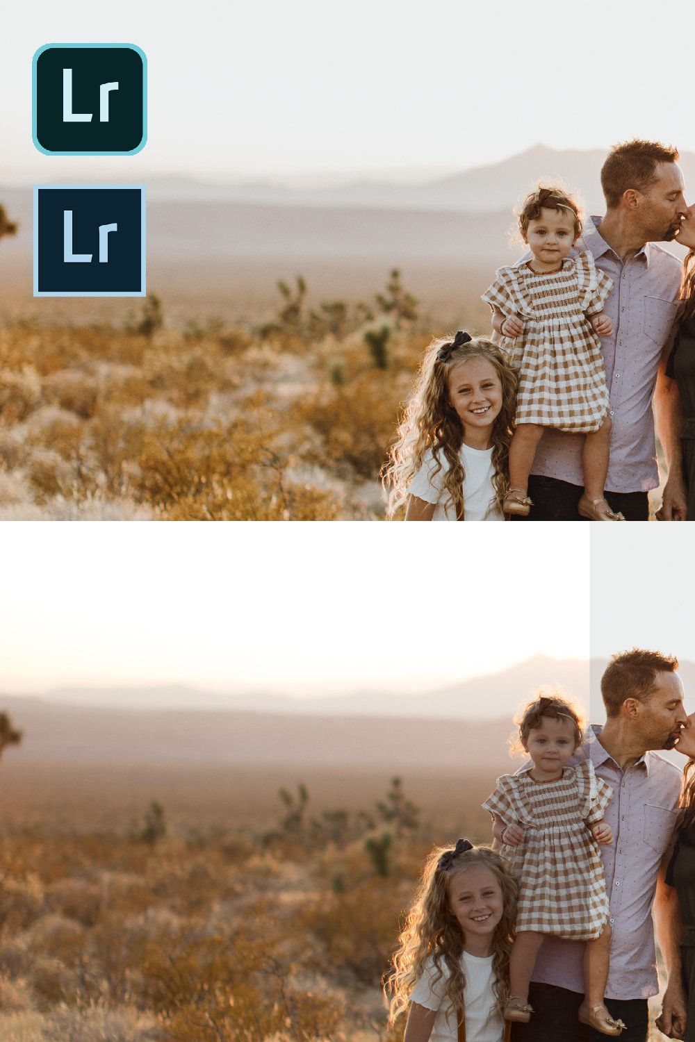 Perfect Family Lightroom Presets pinterest preview image.
