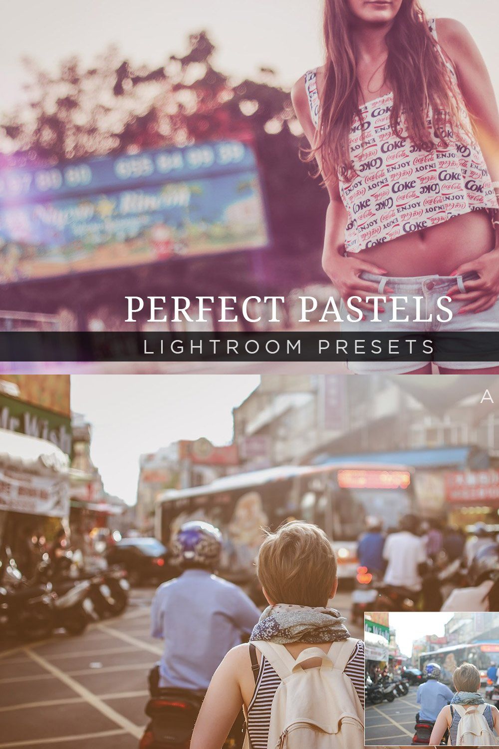 Perfect Pastels Lightroom Presets 1 pinterest preview image.
