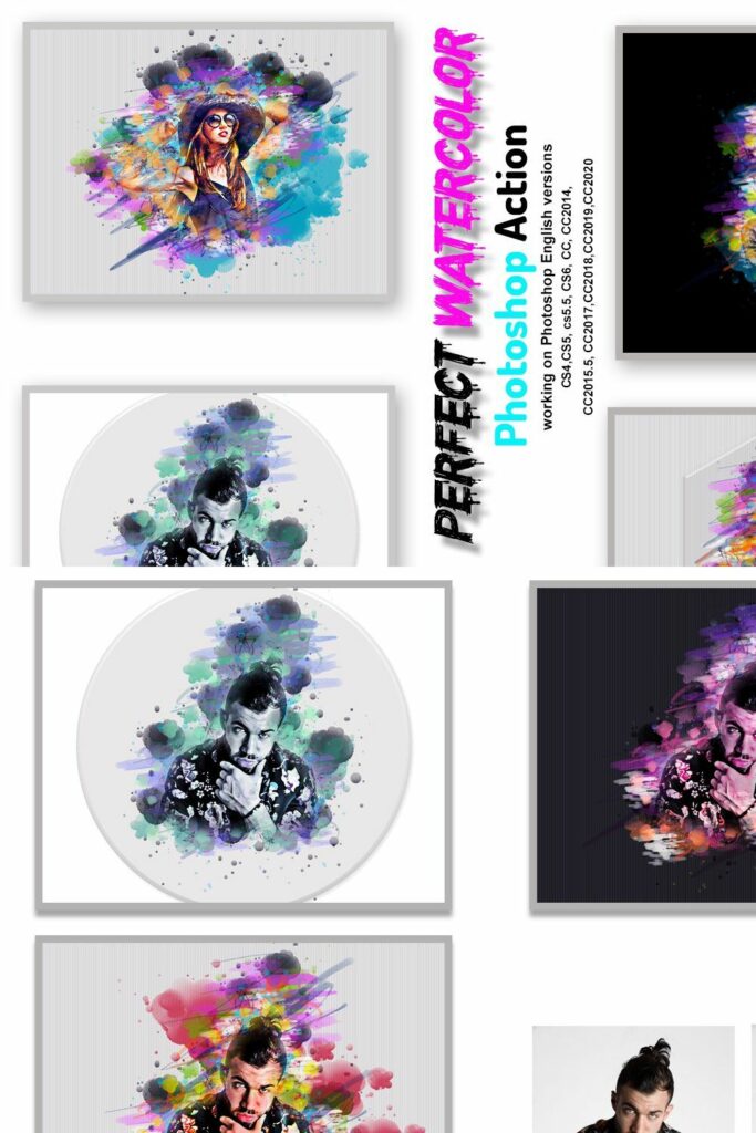 Perfect Watercolor Photoshop Action – MasterBundles