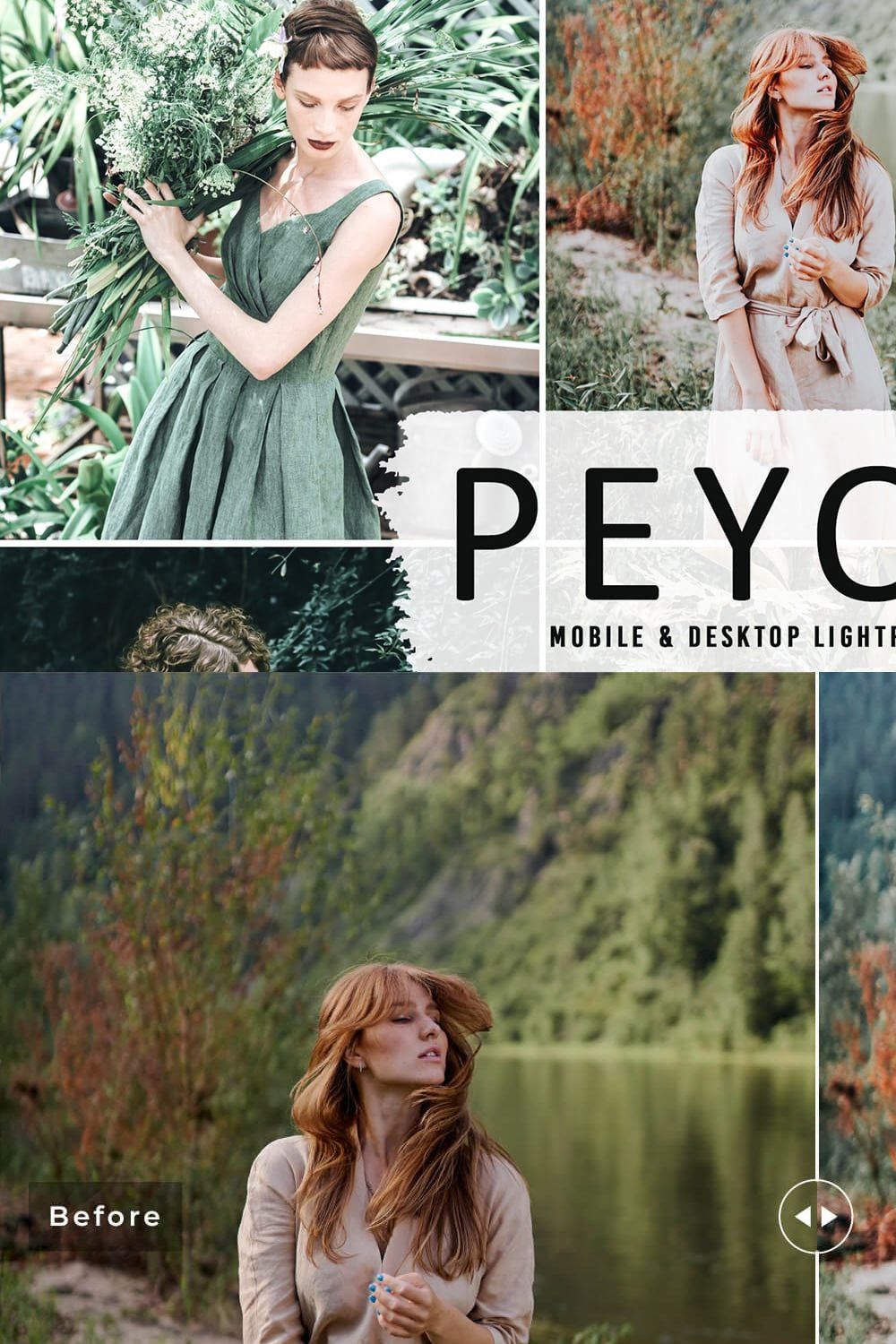 Peyote Pro Lightroom Presets pinterest preview image.