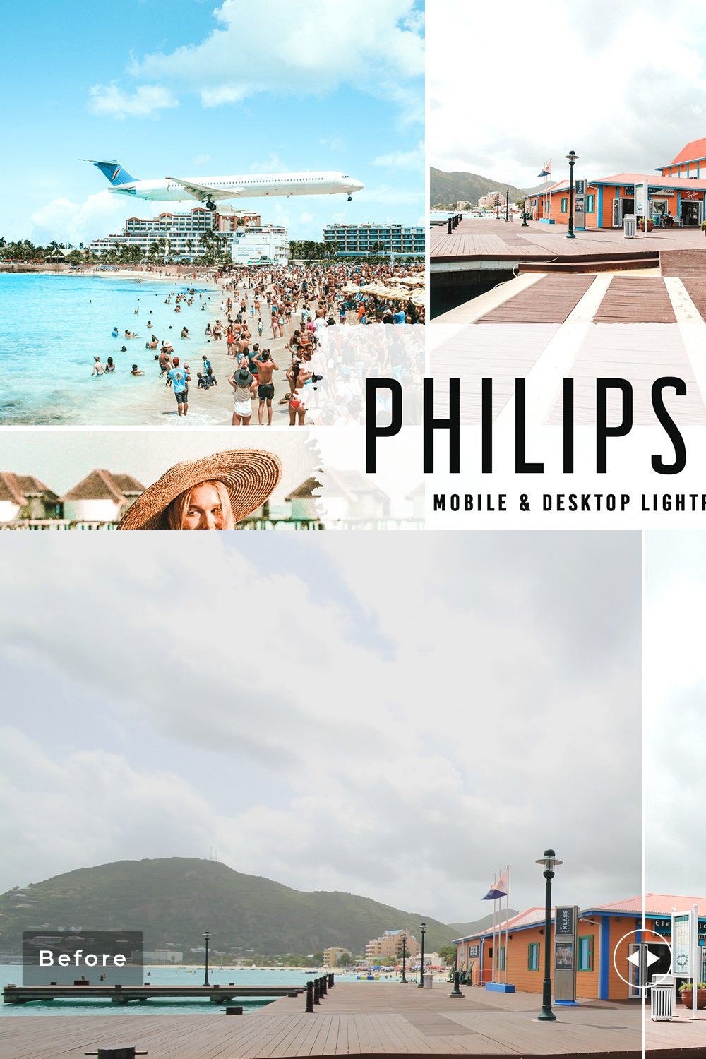 Philipsburg Pro Lightroom Presets pinterest preview image.