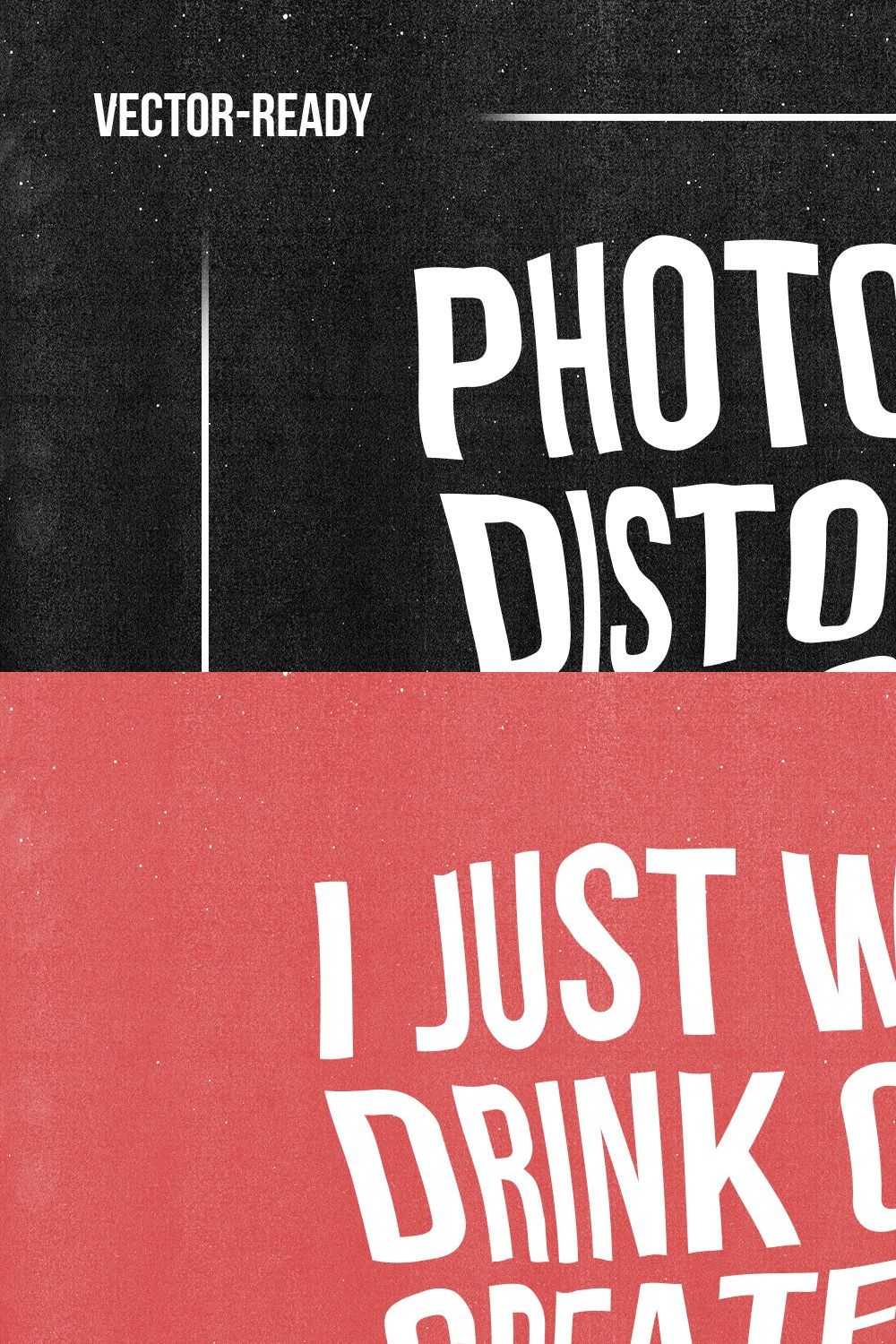 Photocopy Distortion Effect - vol. 2 pinterest preview image.