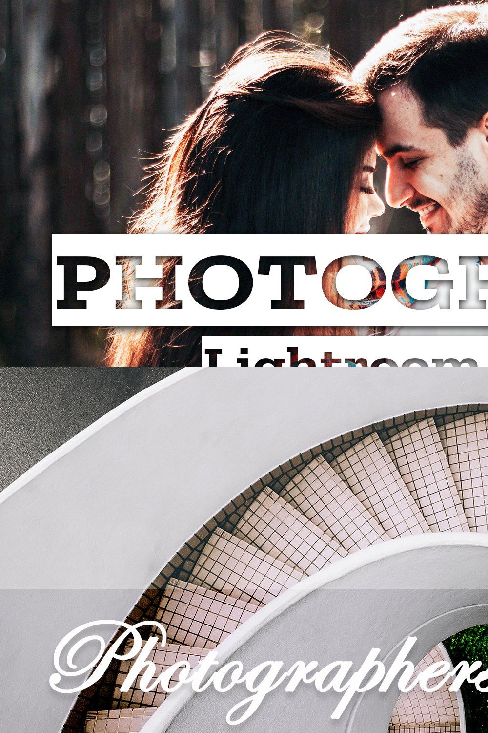 Photographer Lightroom Presets pinterest preview image.