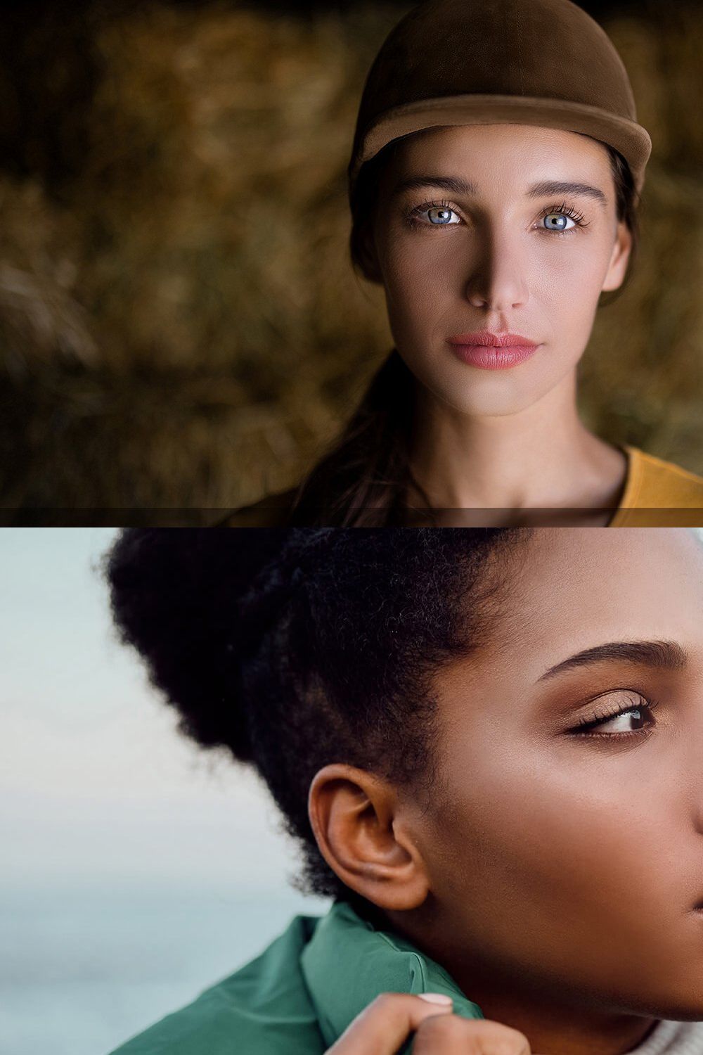 Photoshop Actions - Flawless Skin pinterest preview image.