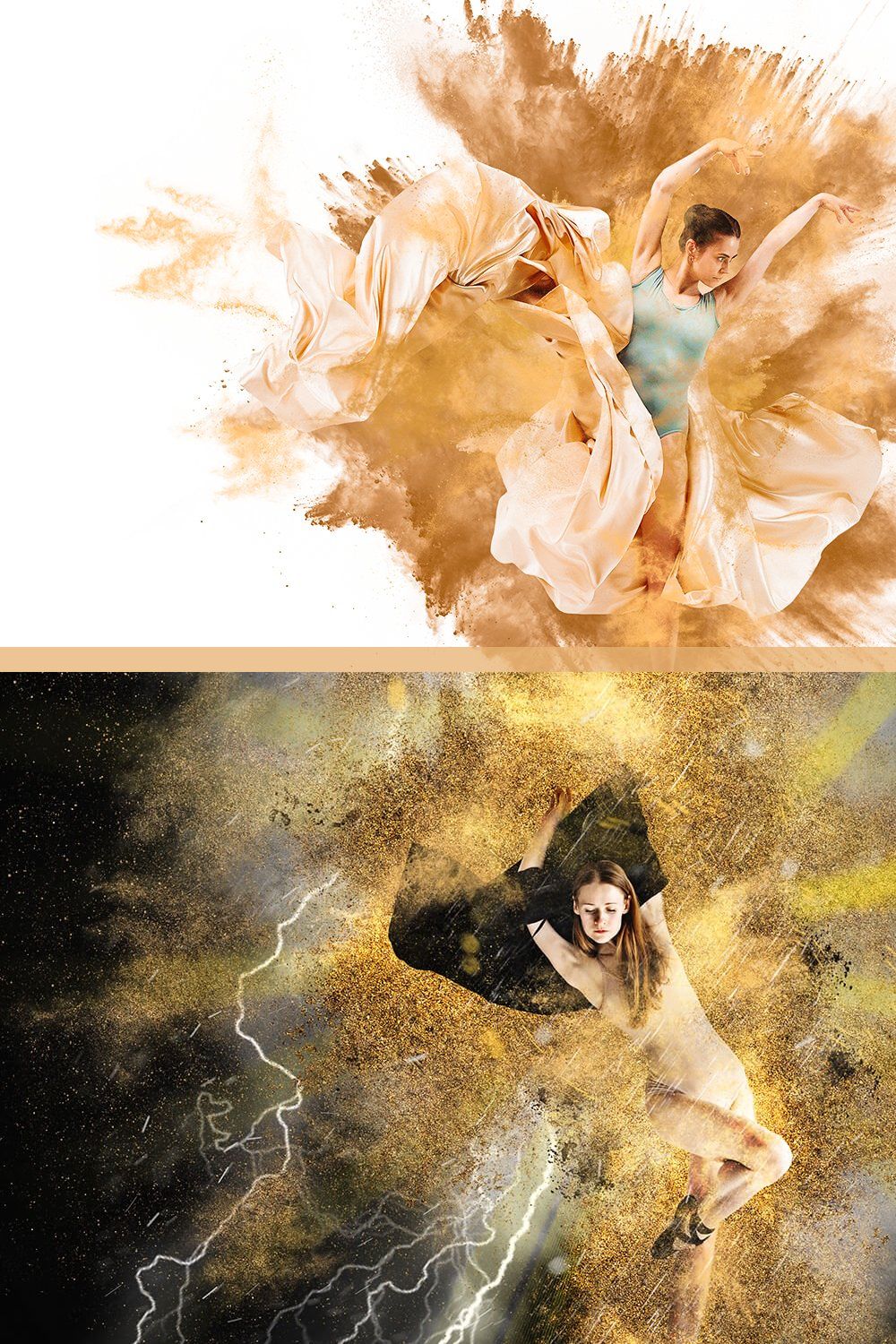 Photoshop Actions - Sand Storm pinterest preview image.