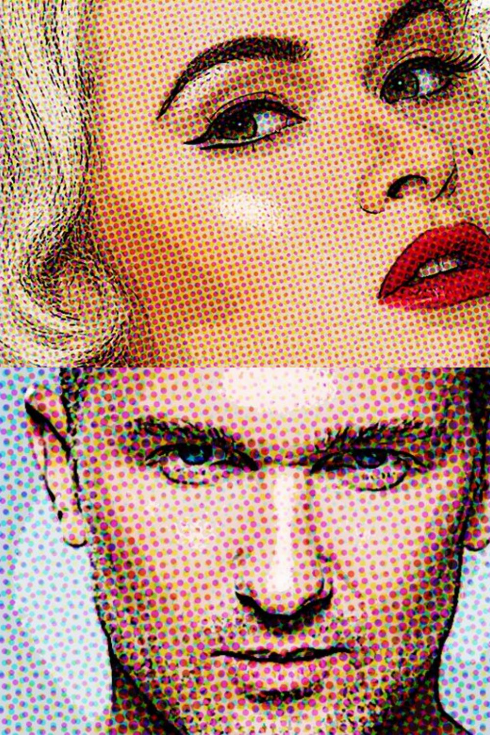 Photoshop Pop Art Action! pinterest preview image.