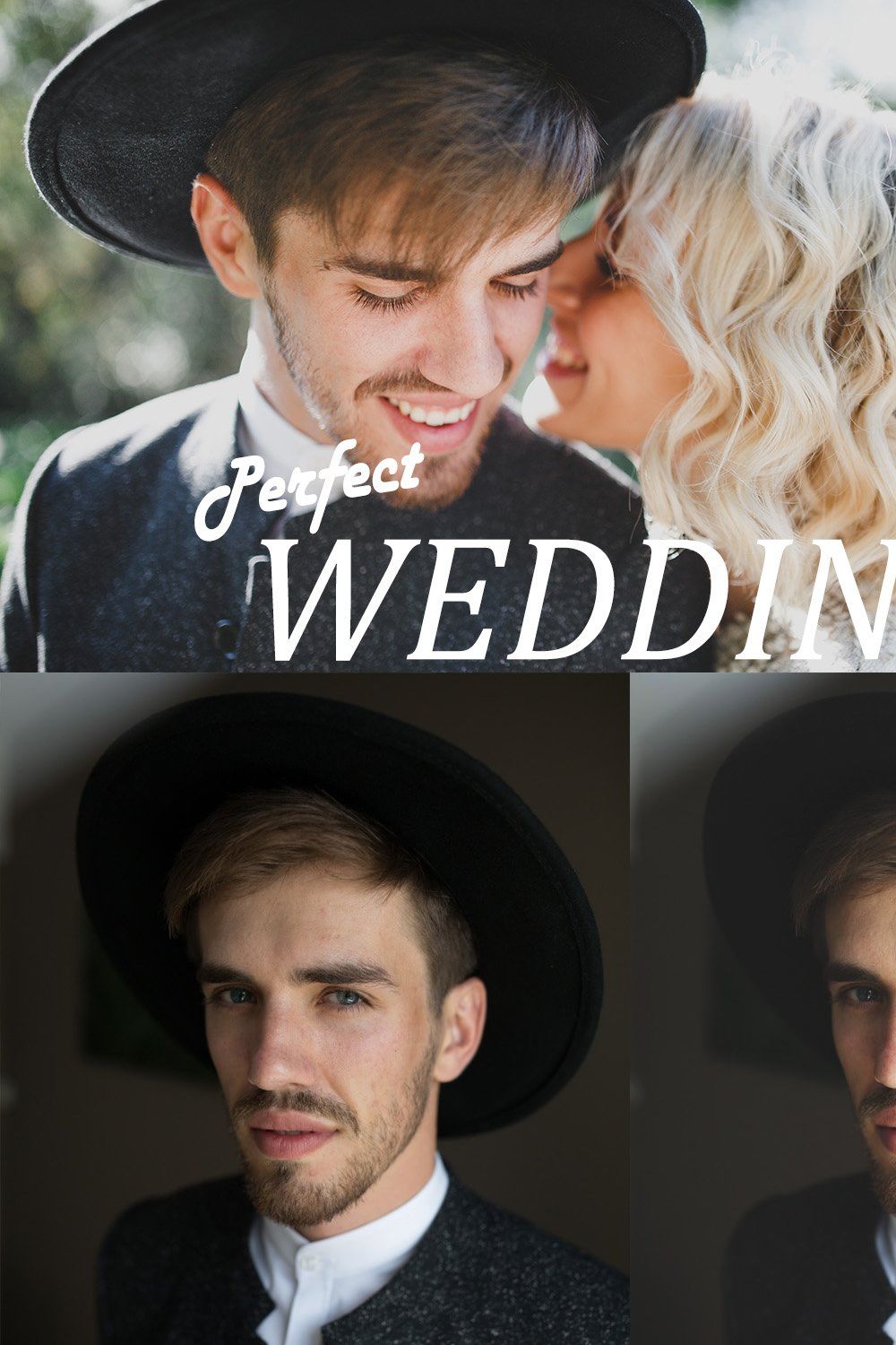 Photoshop Wedding Actions pinterest preview image.