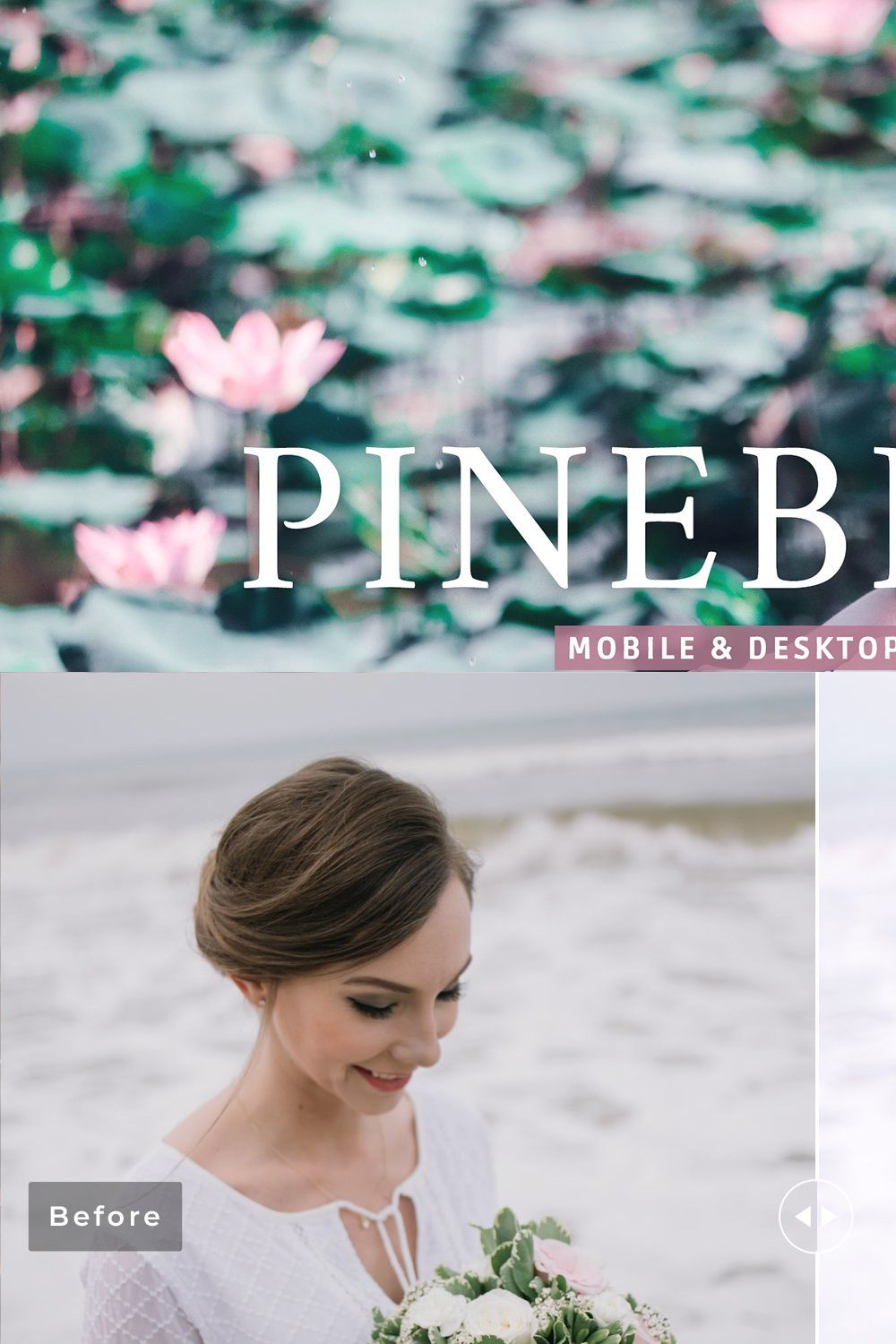 Pineberry Pro Lightroom Presets pinterest preview image.