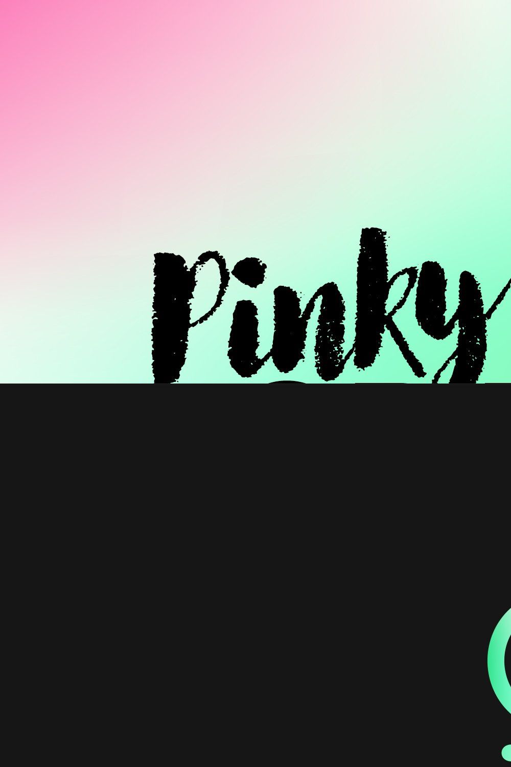 Pinky Green Gradients pinterest preview image.
