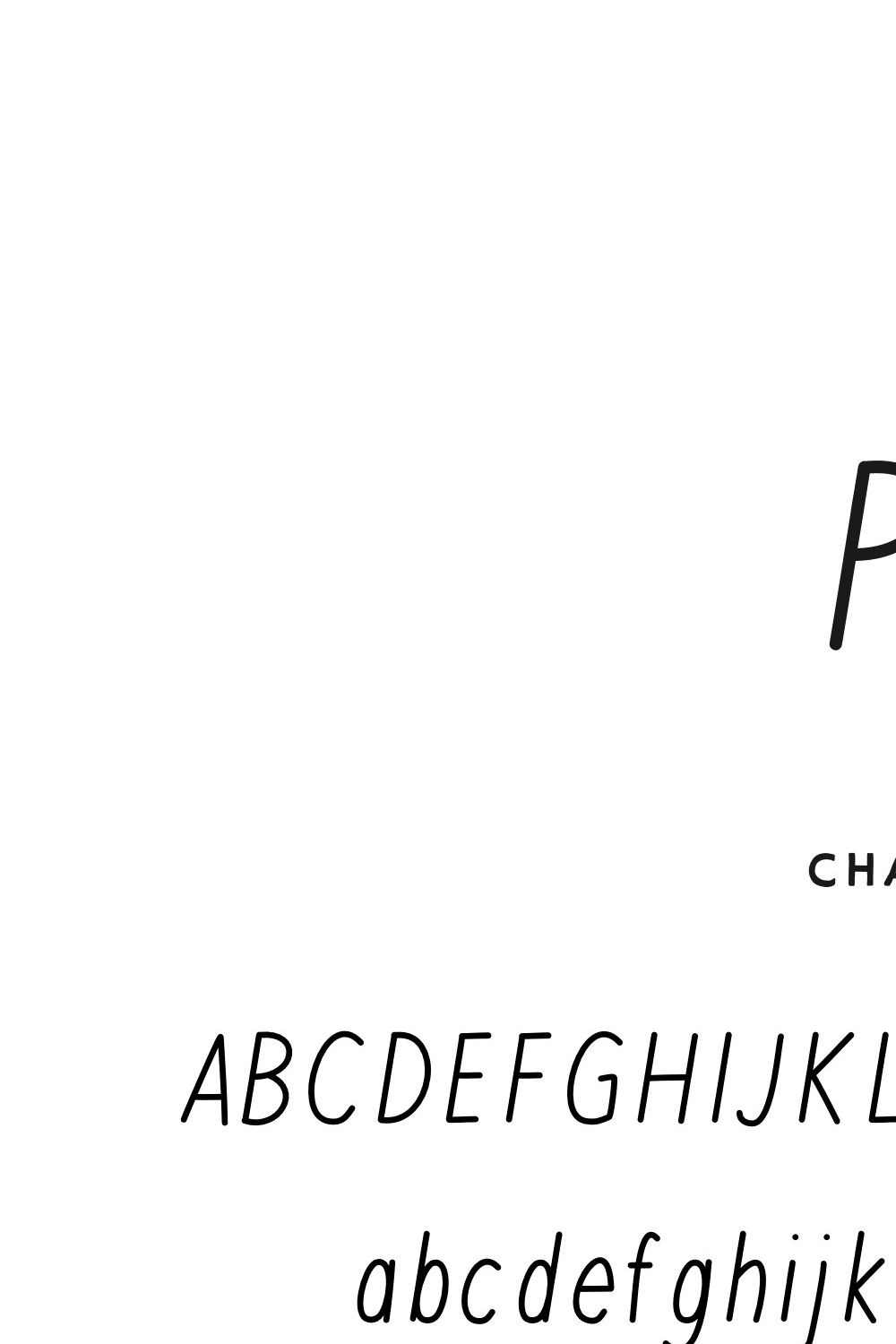 Pisa — A Leaning Monoline Sans Serif pinterest preview image.