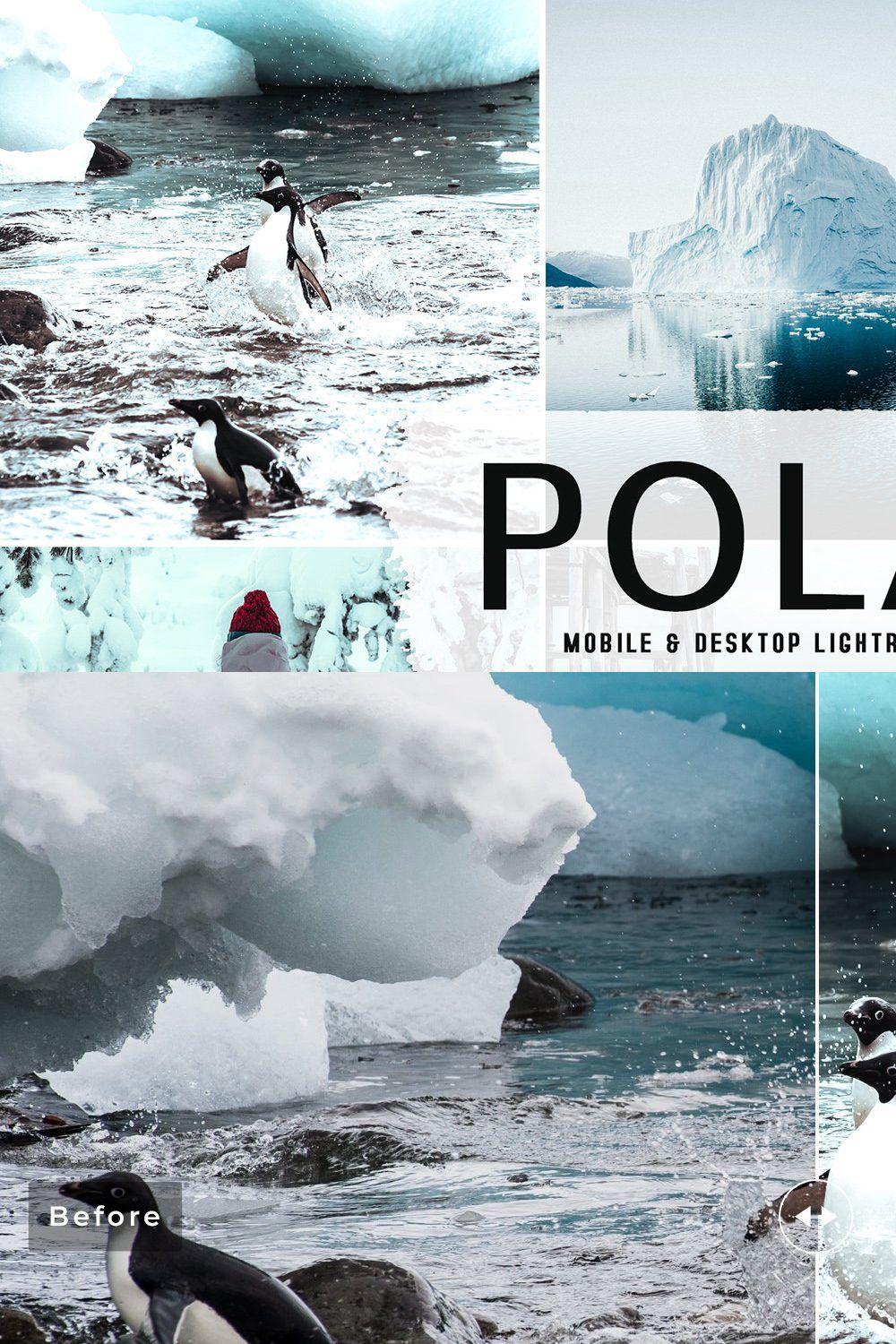 Polar Pro Lightroom Presets pinterest preview image.