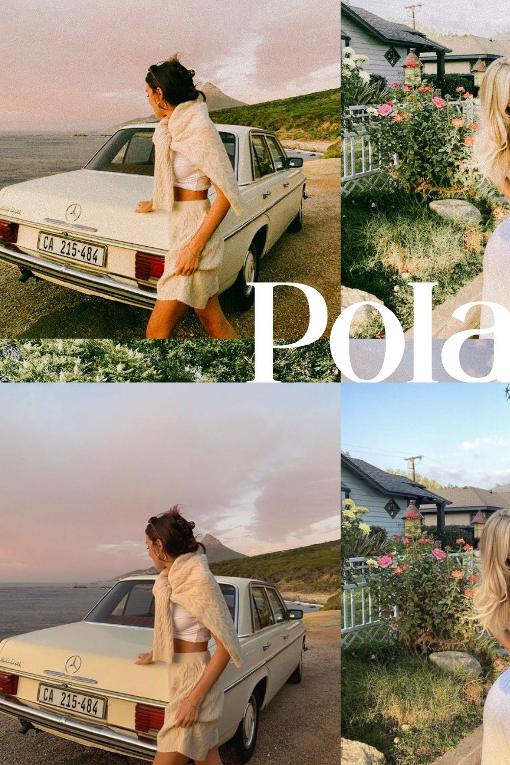 Polaroid Vintage Lightroom Presets pinterest preview image.