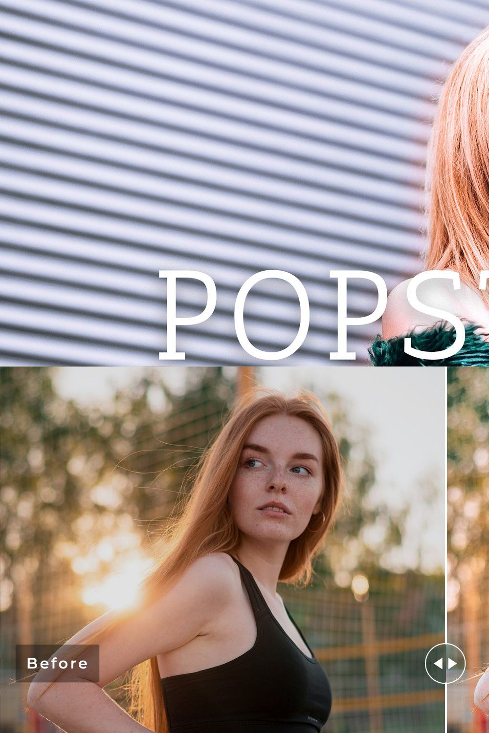 Popstar Pro Lightroom Presets pinterest preview image.