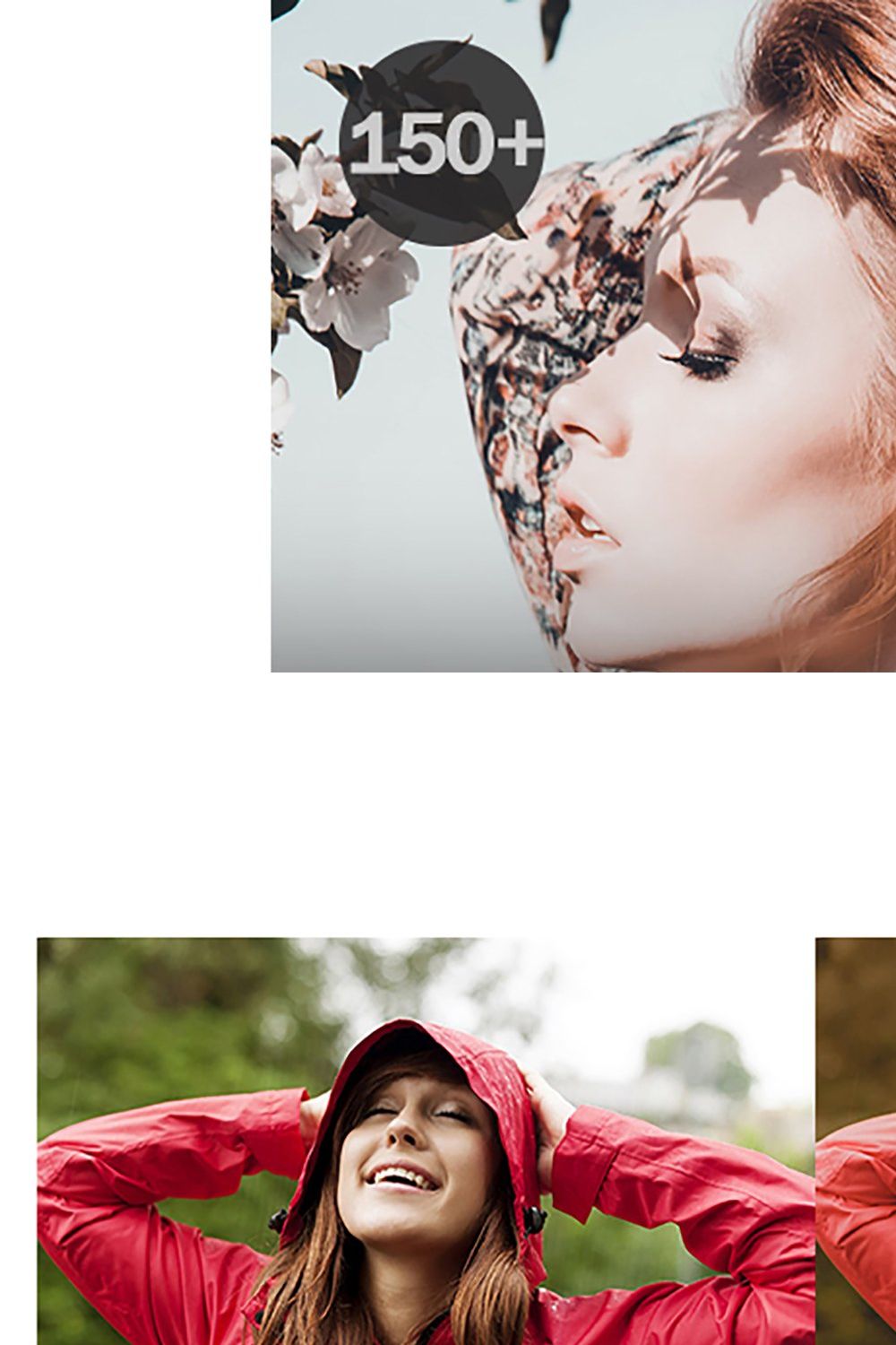 Portrait Fashion Lightroom Mobile pinterest preview image.