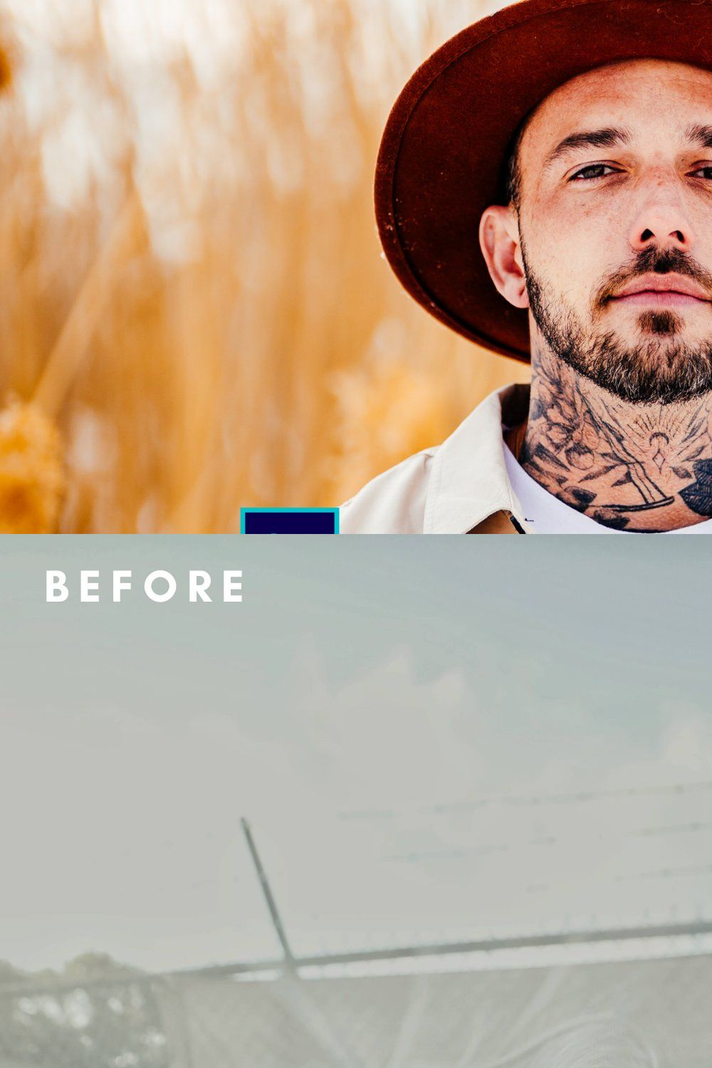 Portrait Lightroom Presets 2022 pinterest preview image.