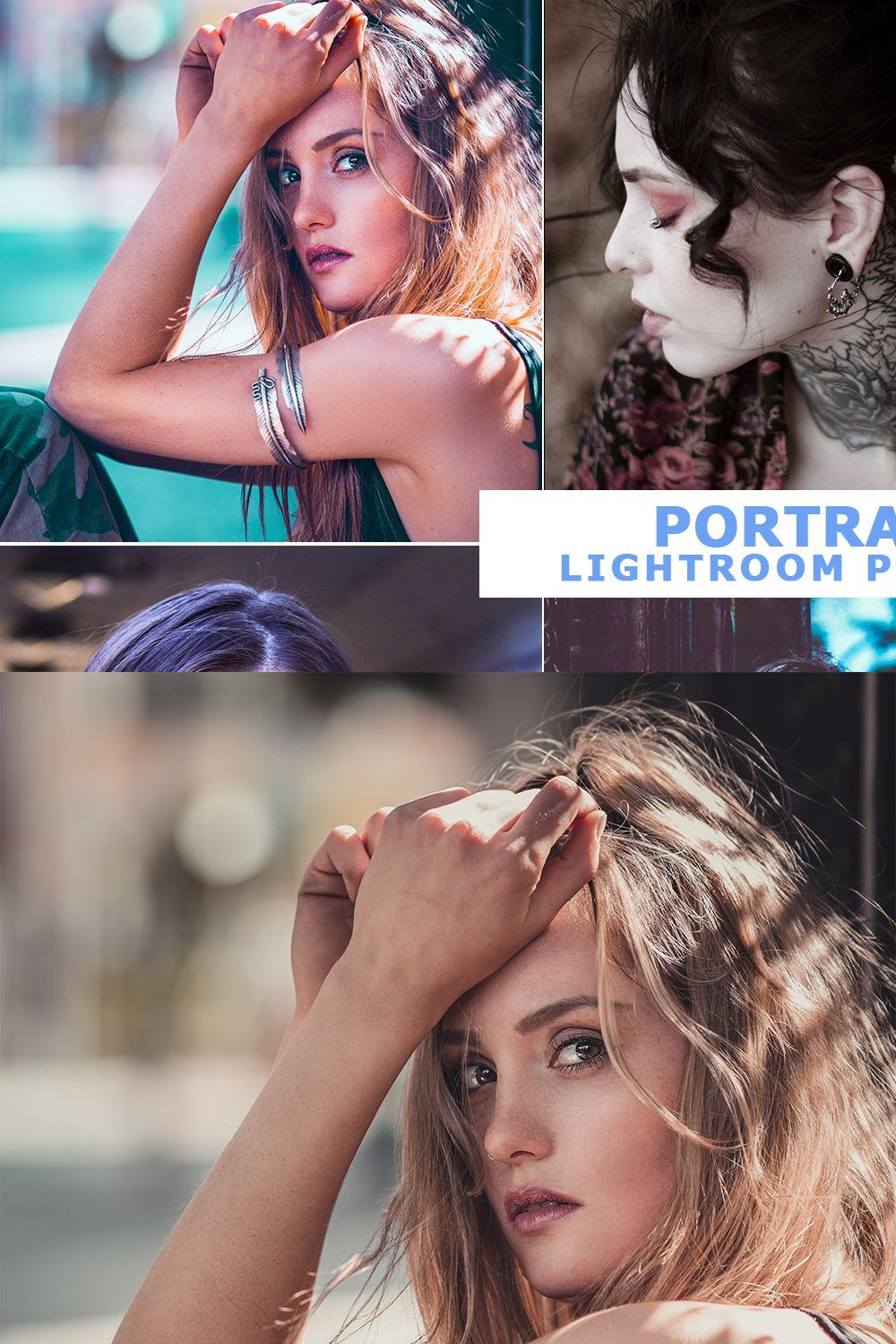 Portrait Lightroom Presets pinterest preview image.