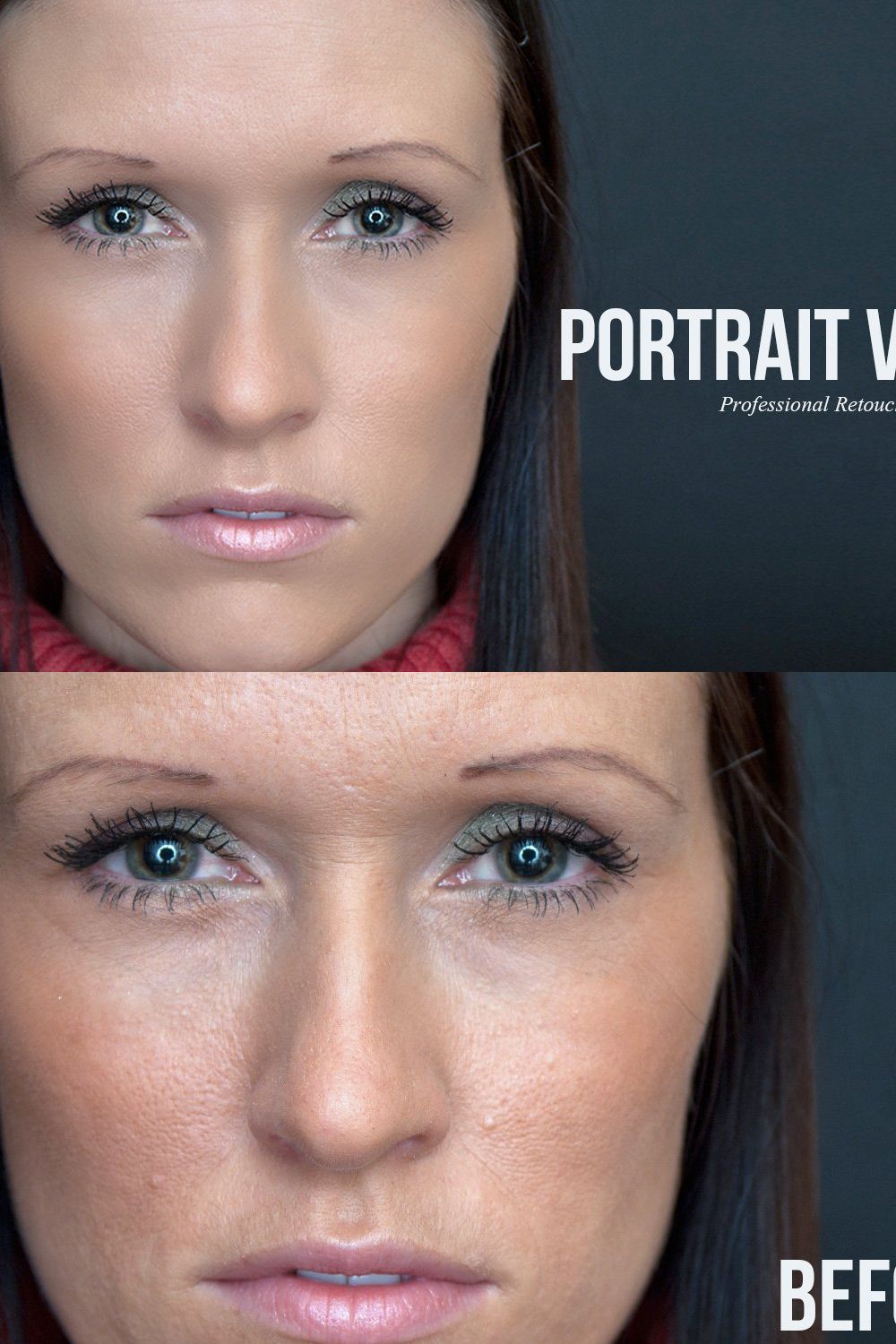 Portrait V2.0 - Pro Retouching pinterest preview image.