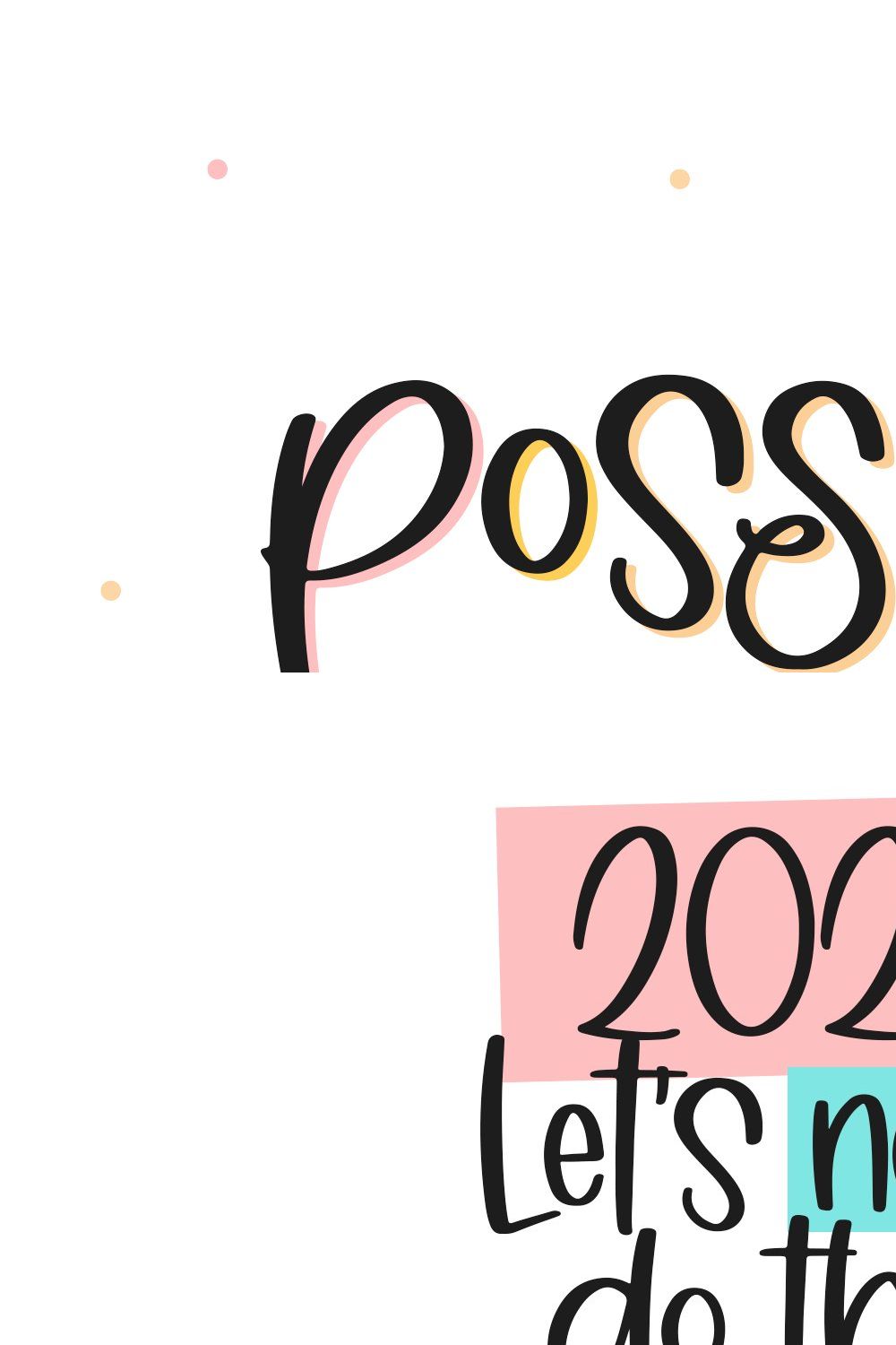 Possibly | Quirky Handwritten Font pinterest preview image.