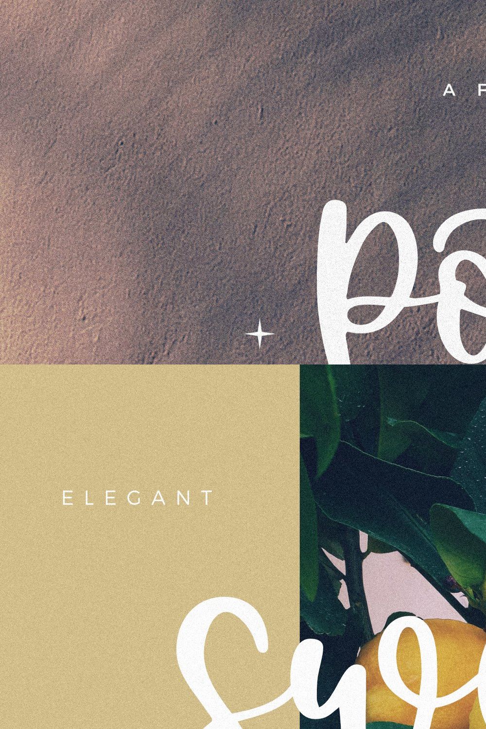 Potery Script - Fun Handwritten Font pinterest preview image.