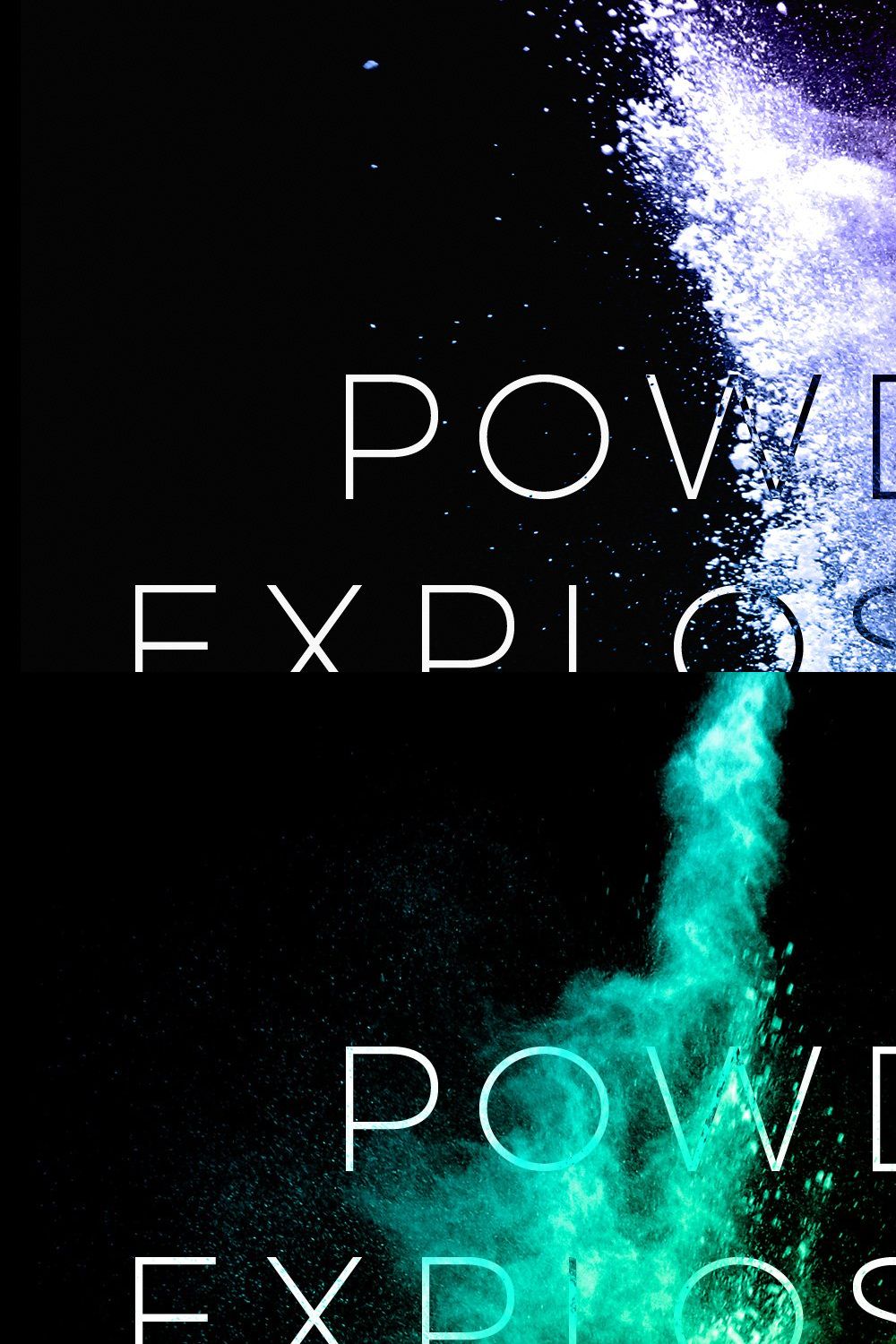 Powder Explosion Brushes pinterest preview image.