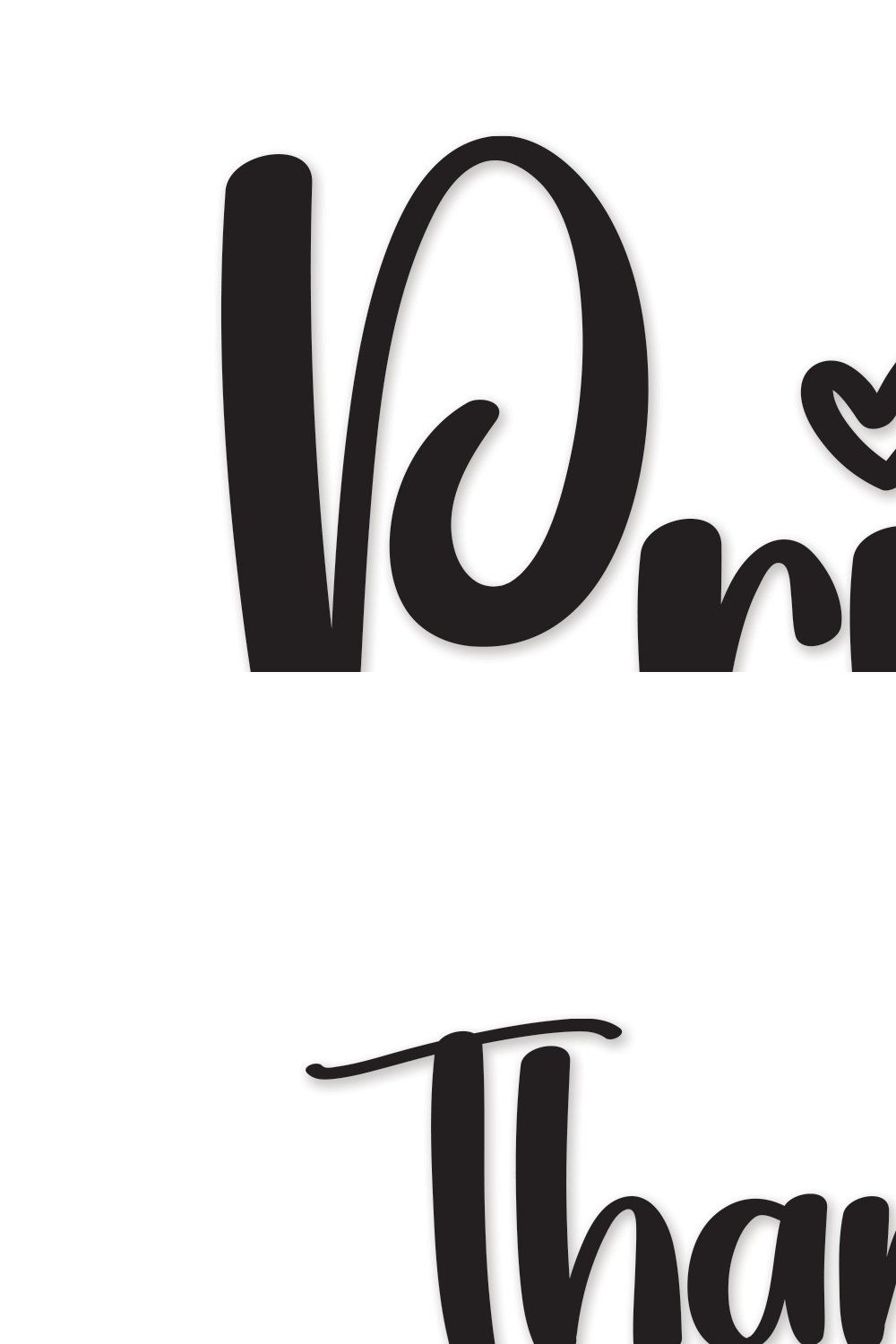 Pride | Script Font pinterest preview image.