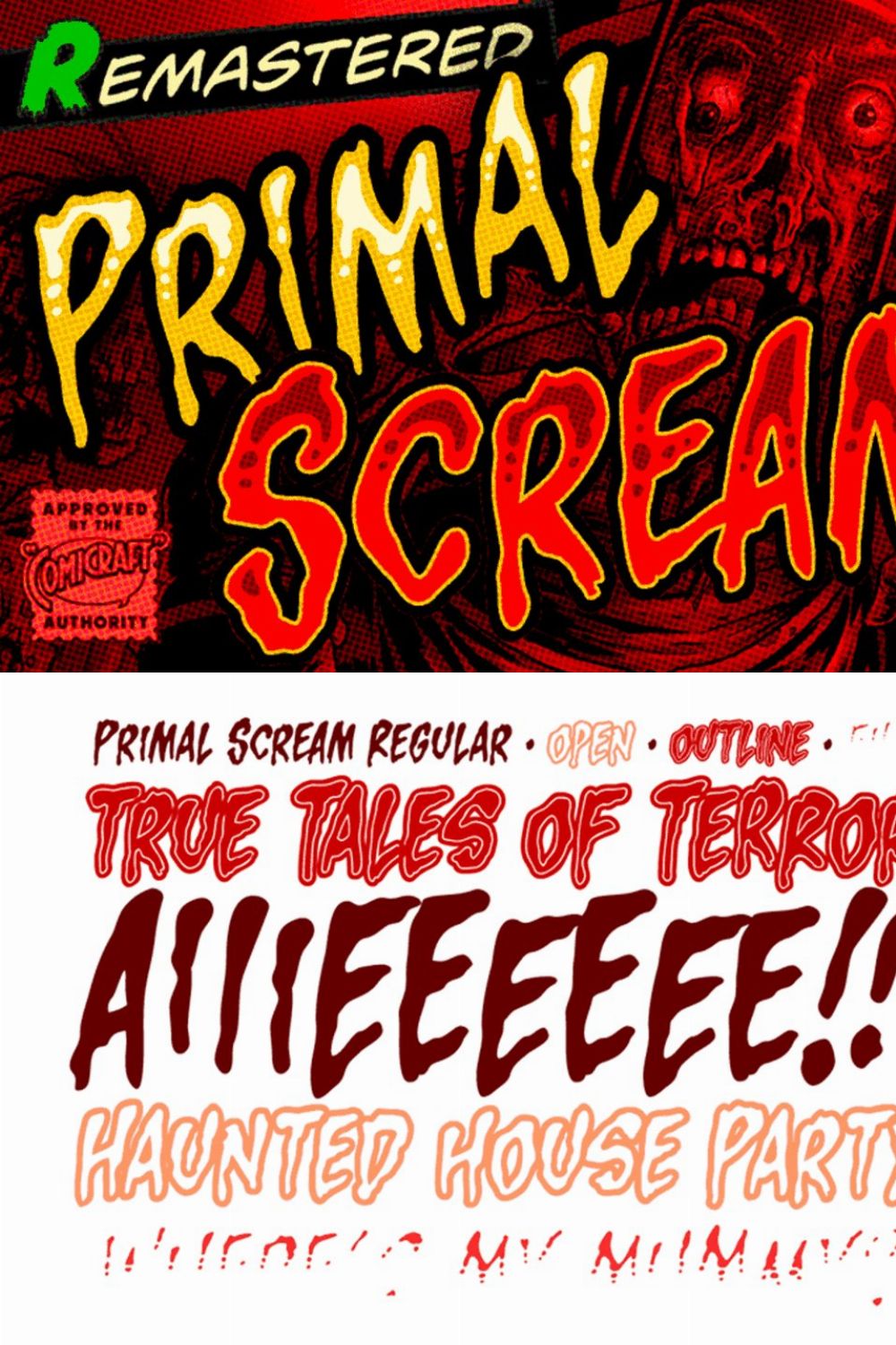 Primal Scream pinterest preview image.