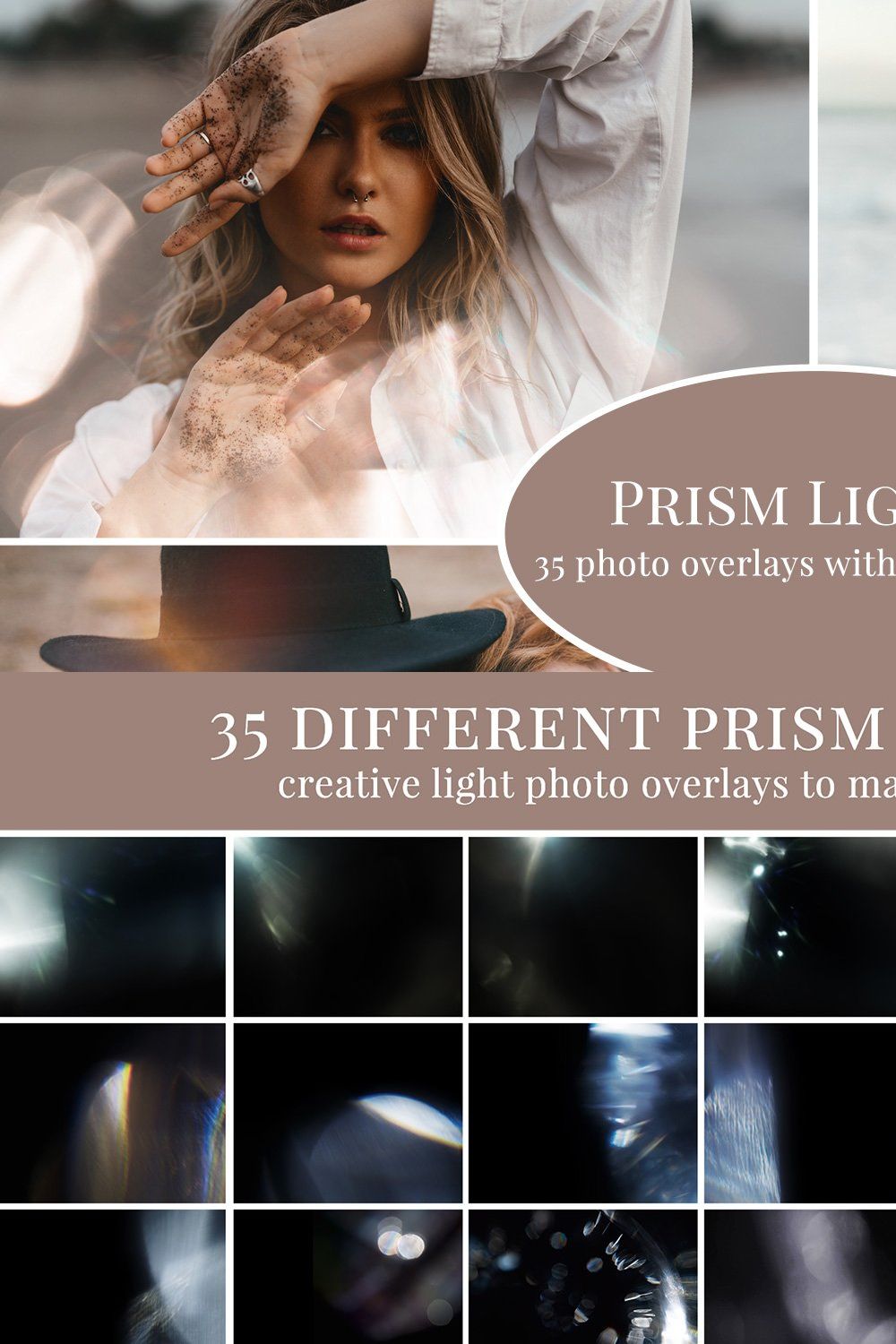 Prism Lights photo overlays pinterest preview image.