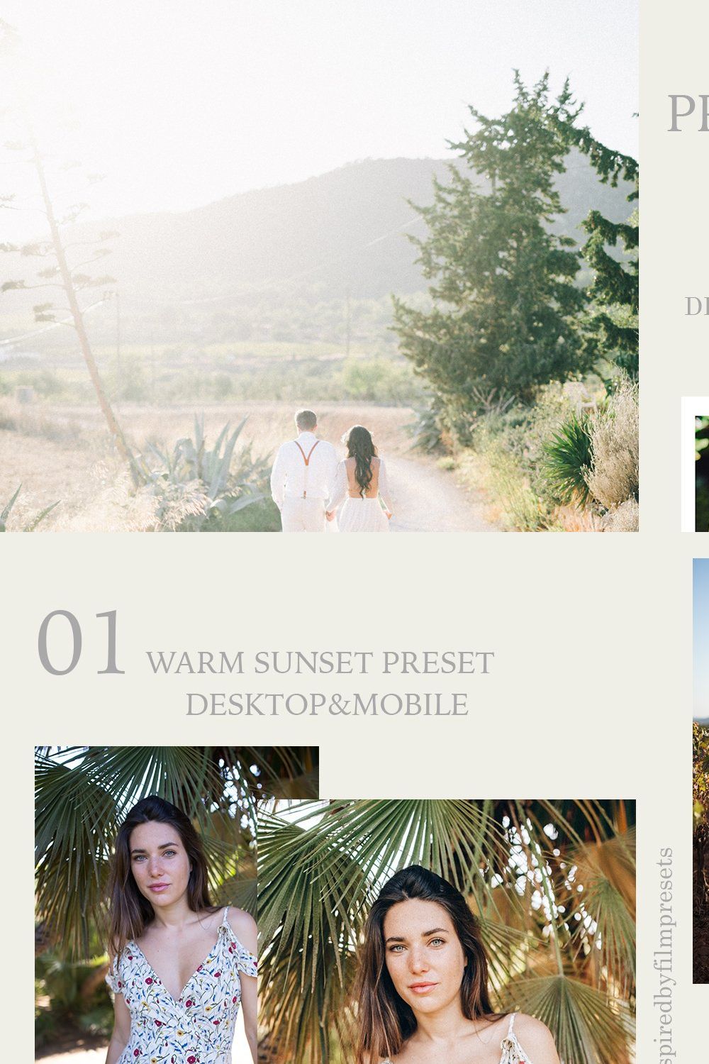 PRO 10 Photography Lightroom presets pinterest preview image.