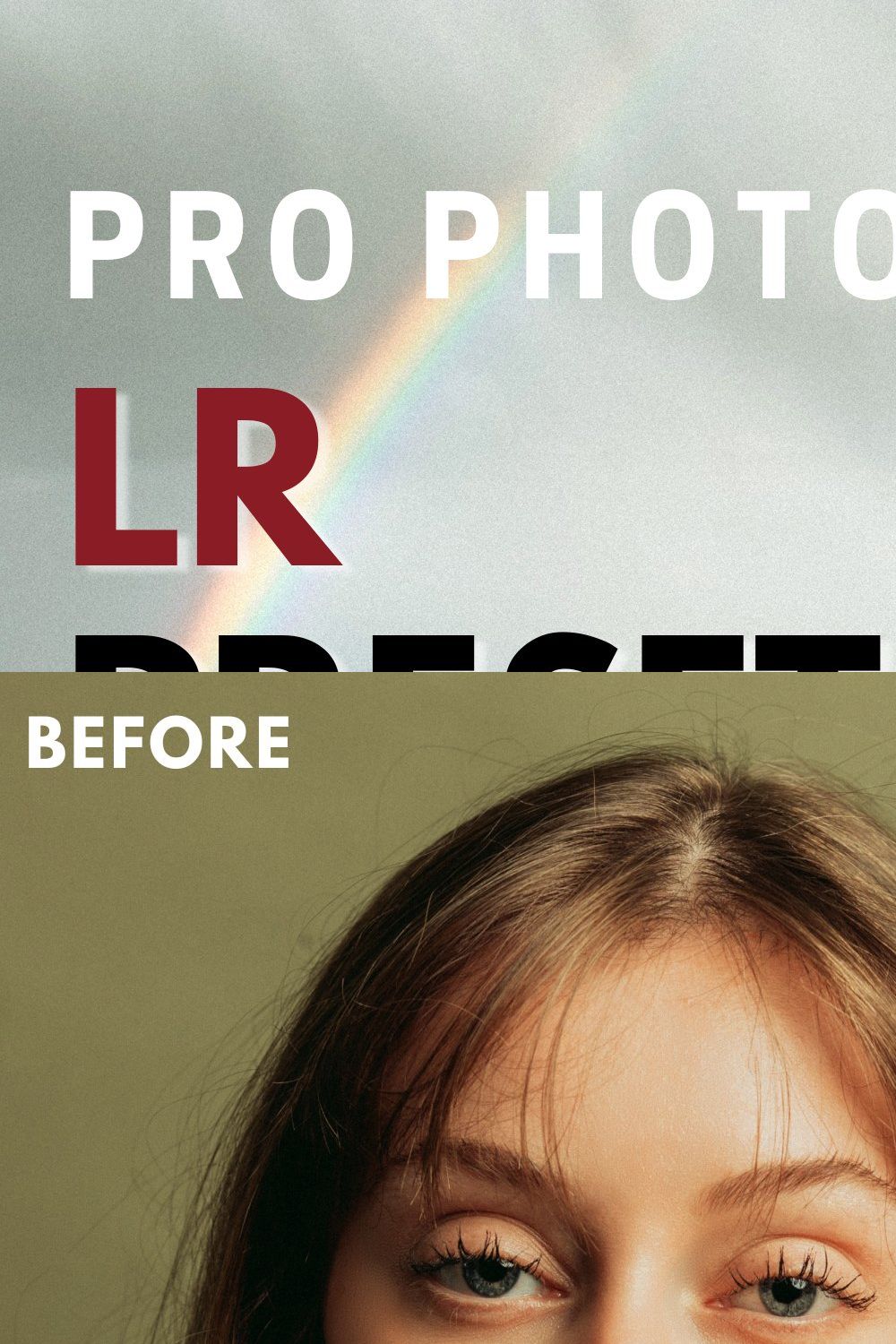 Pro Photographer Lightroom presets pinterest preview image.