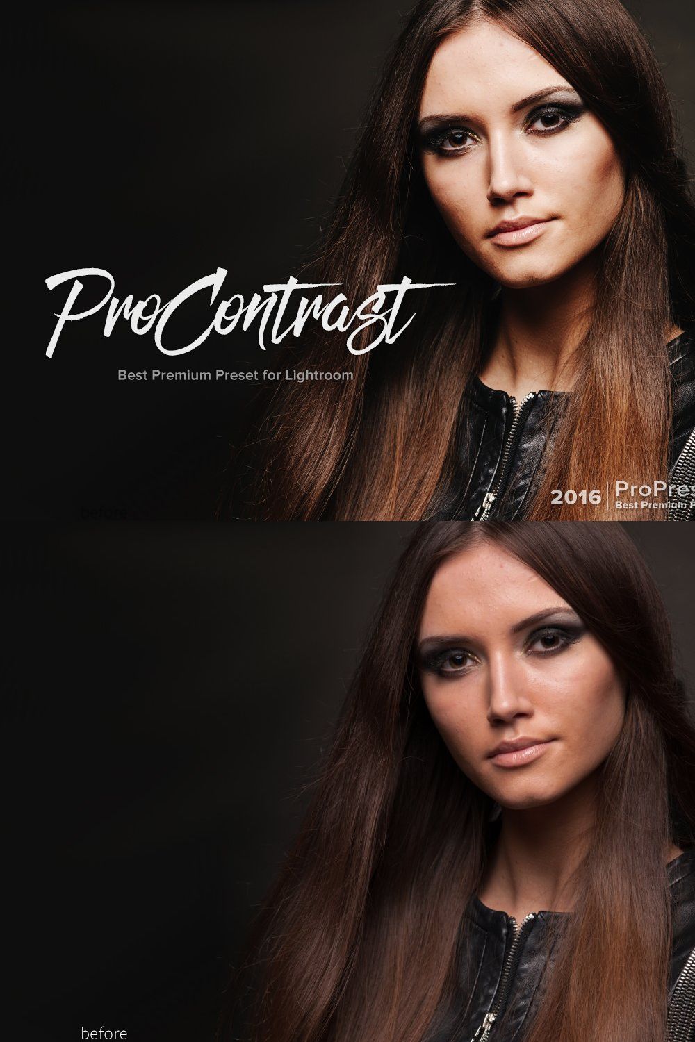 ProContrast preset Lightroom pinterest preview image.