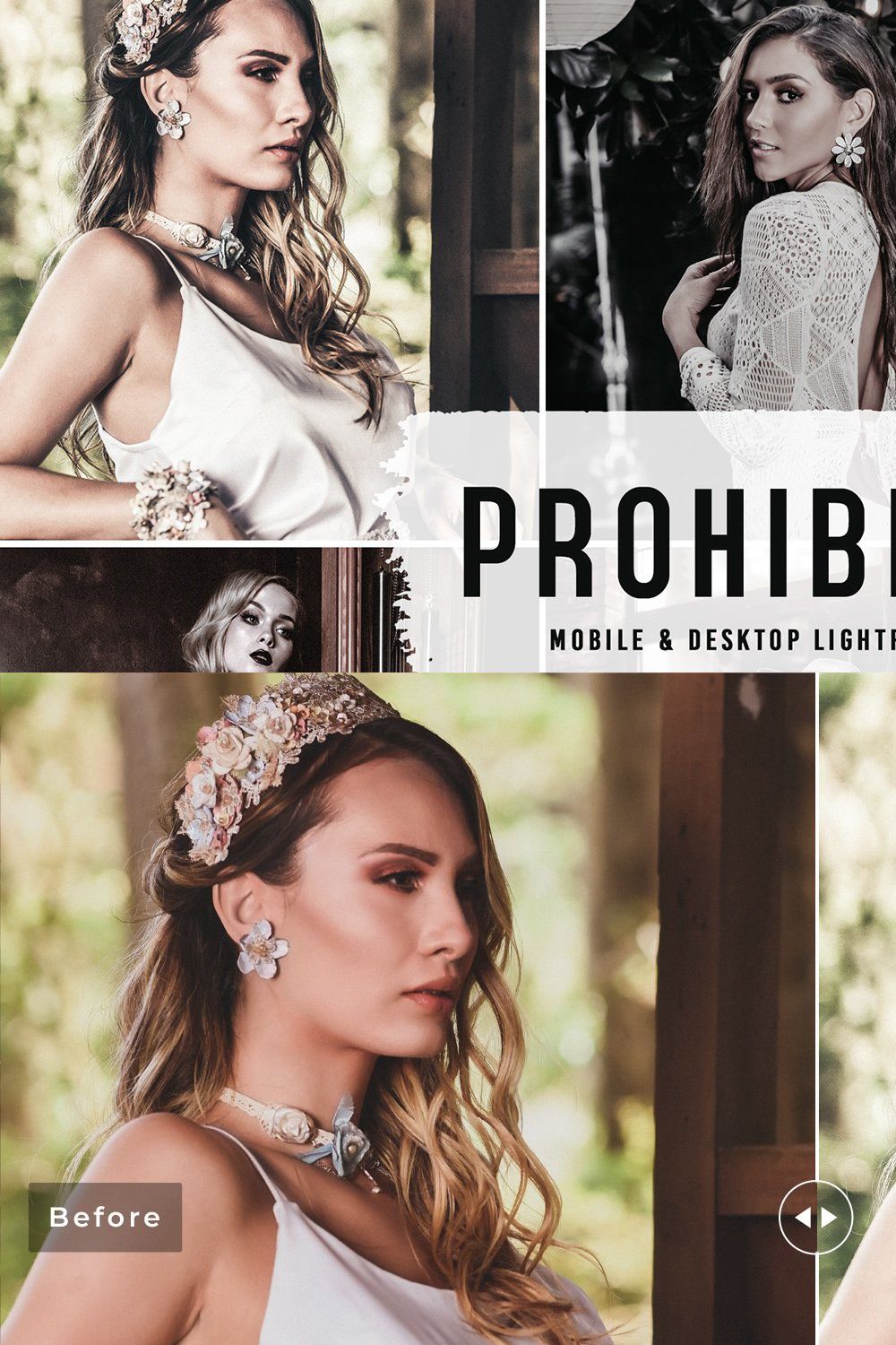 Prohibition Pro Lightroom Presets pinterest preview image.