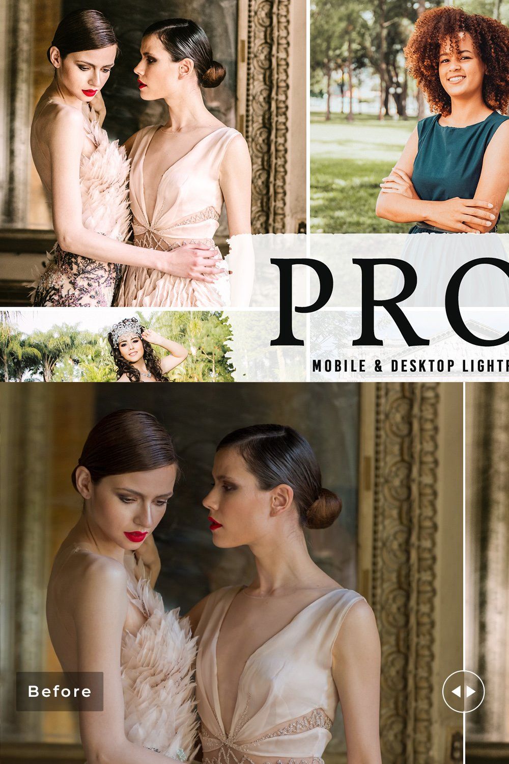 Prom Pro Lightroom Presets pinterest preview image.