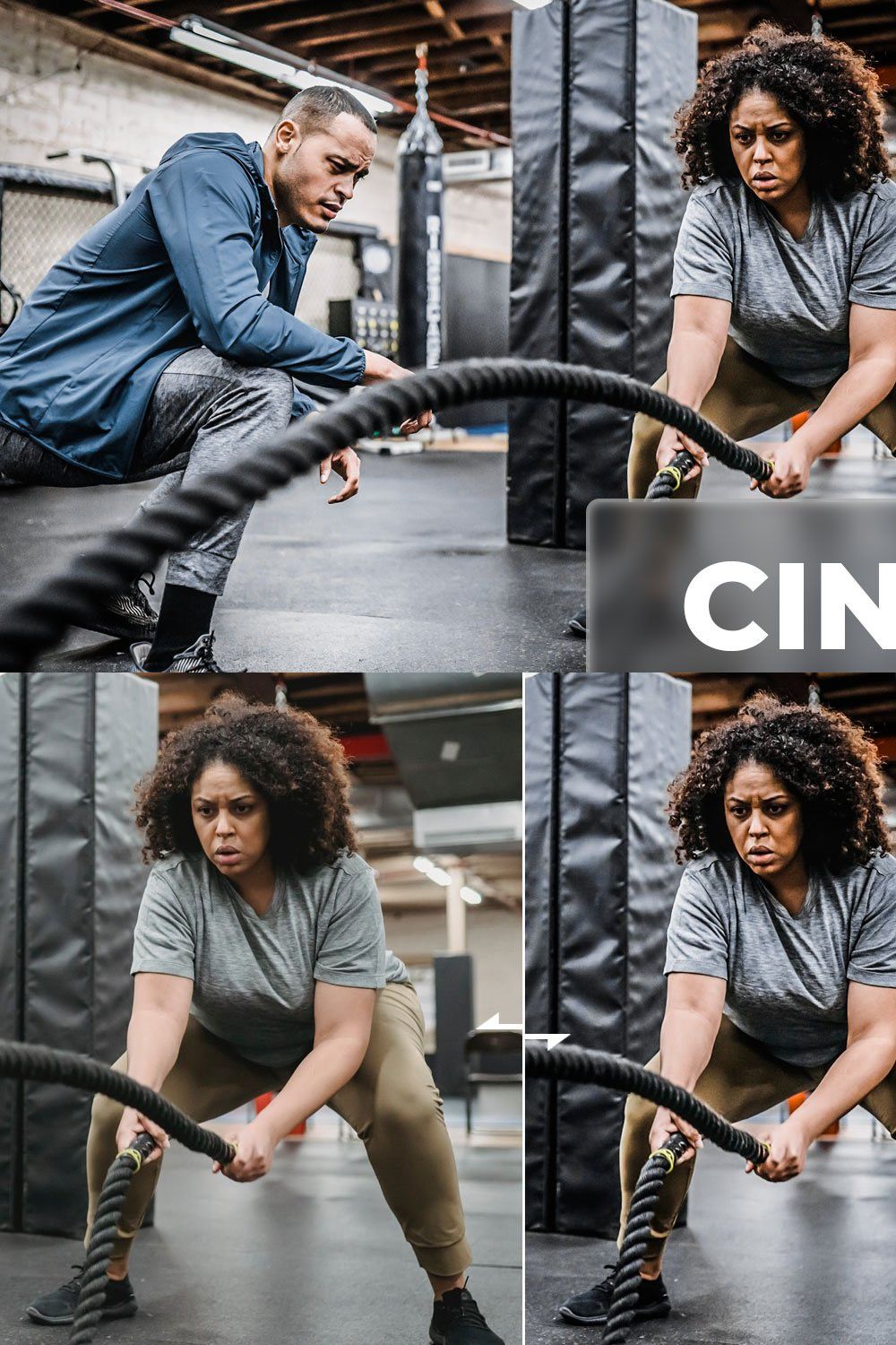 Ps Actions & Lr Presets - Cinematic pinterest preview image.