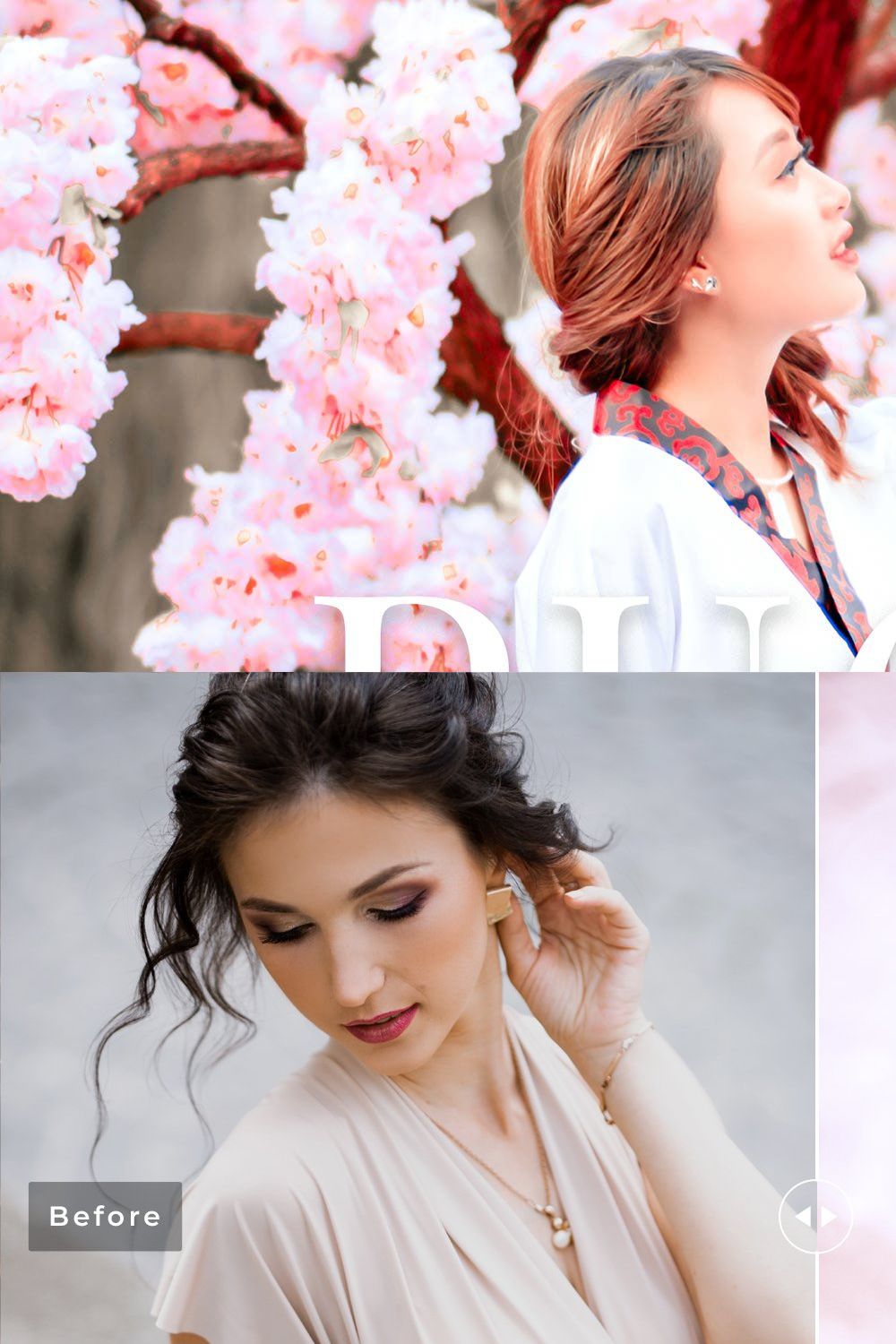 Puce Pro Lightroom Presets pinterest preview image.