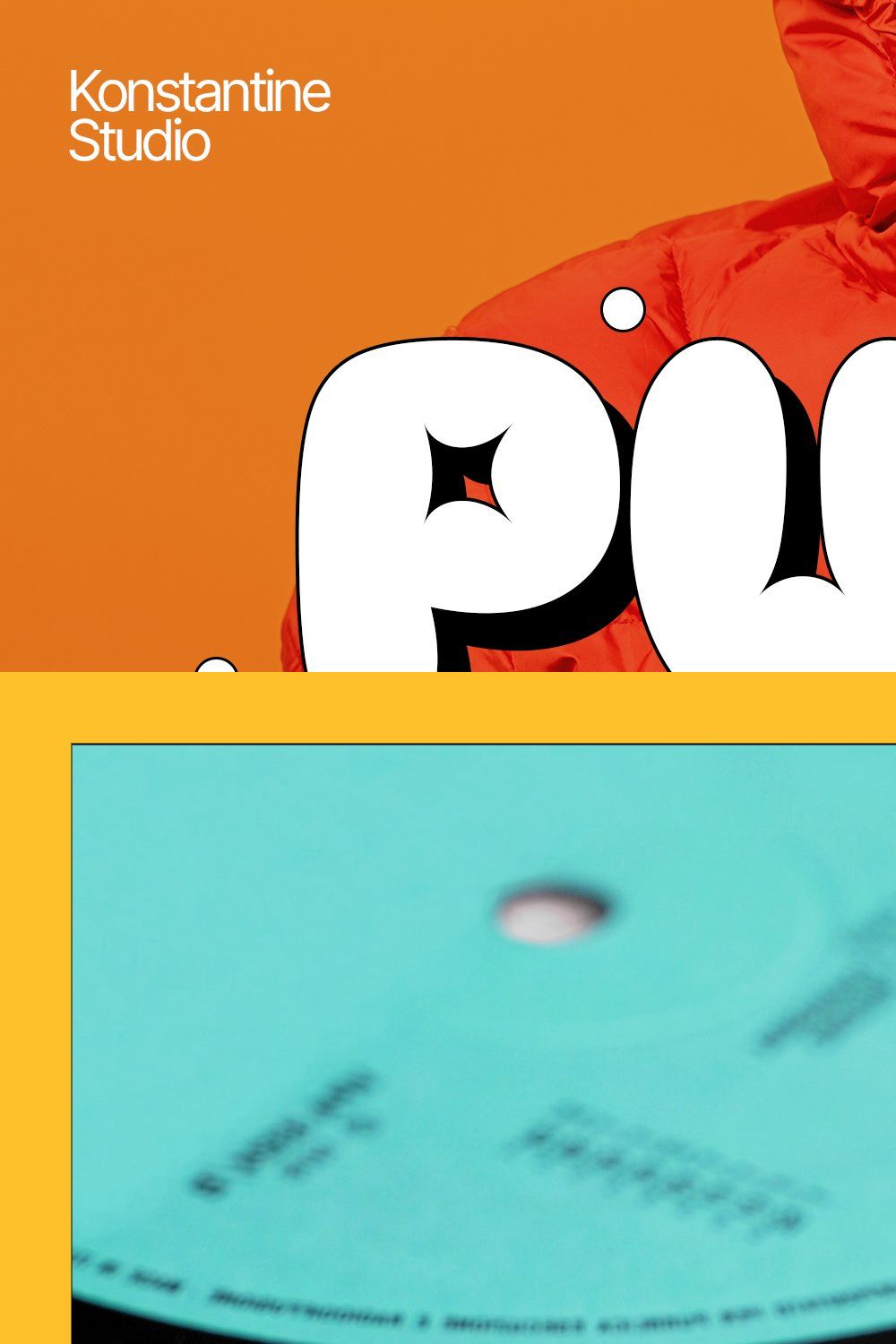 Puffypuff - Bubble Pop Display Fonts pinterest preview image.