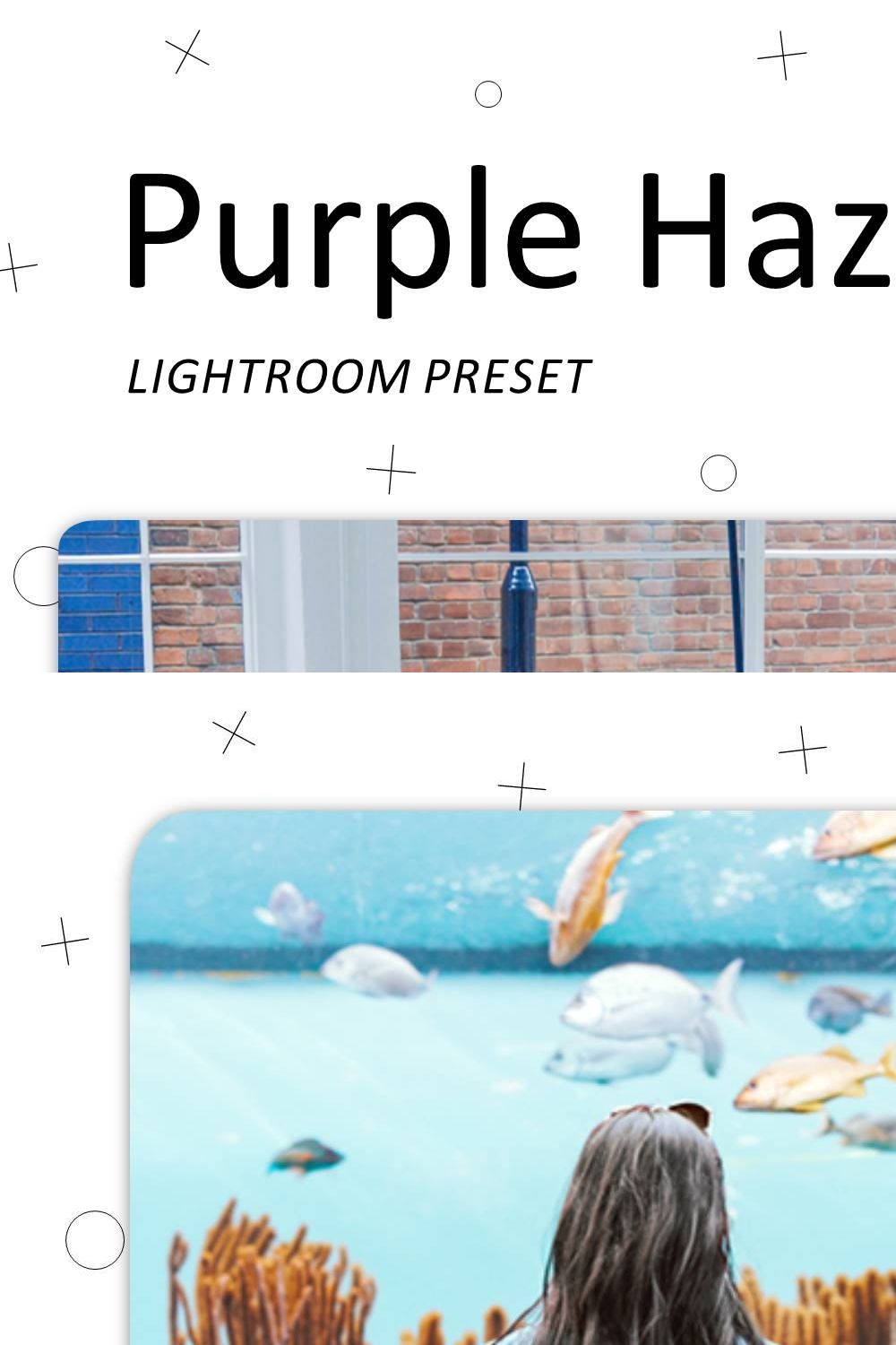 Purple Haze - Lightroom Presets pinterest preview image.